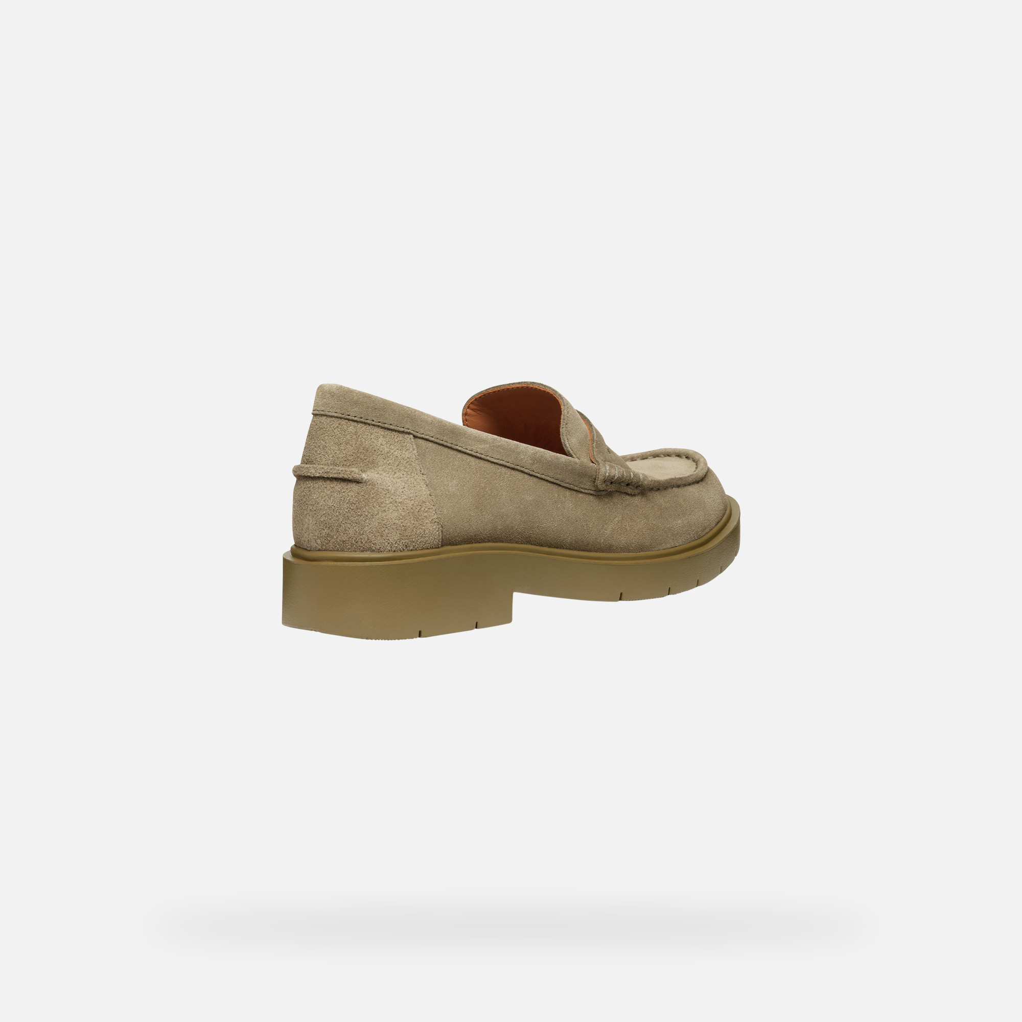 Beige women&#039;s moccasins Geox Spherica EC1 - Women&#039;s