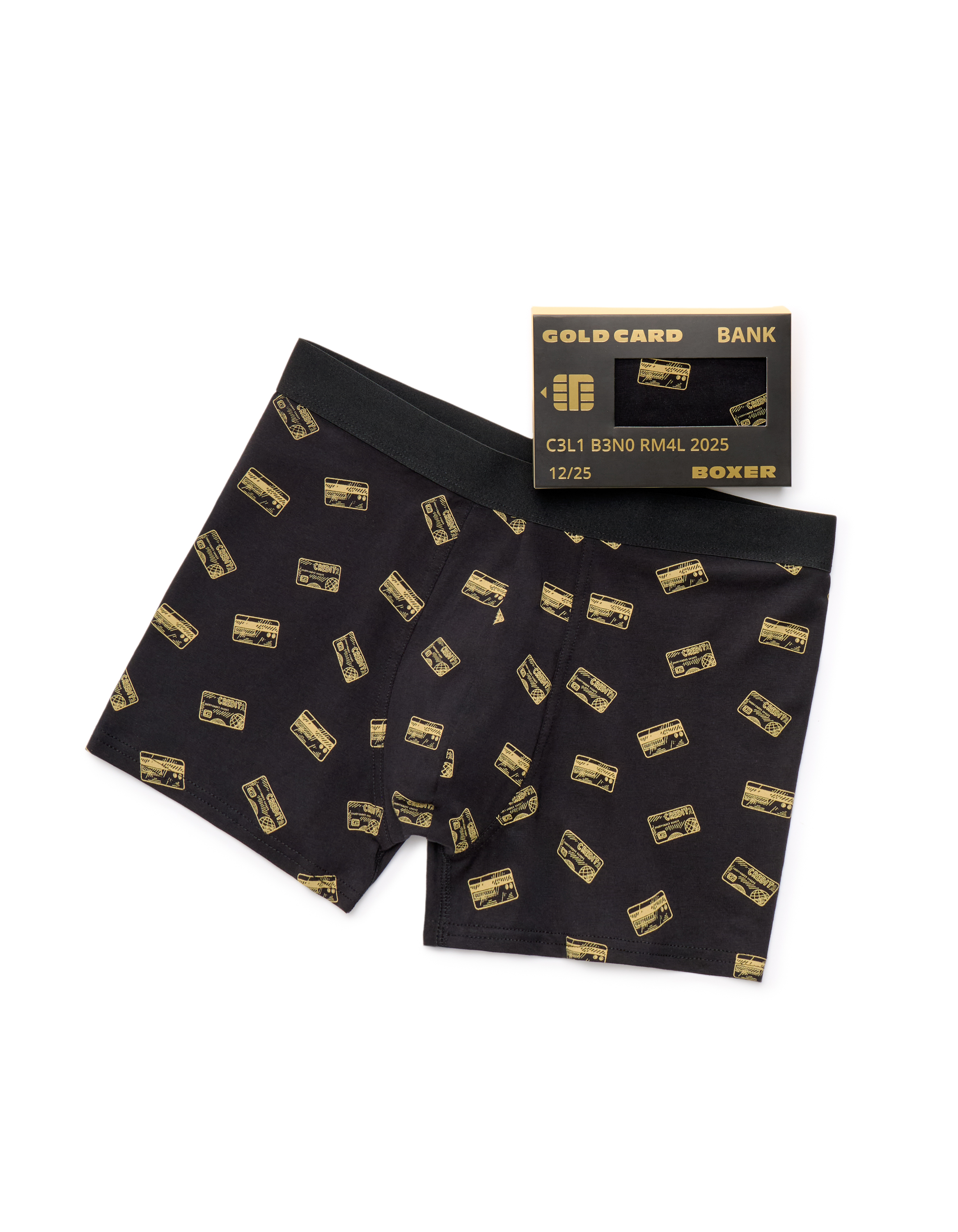 Celio Boxer Gift Pack Gold Credit Card - Men's