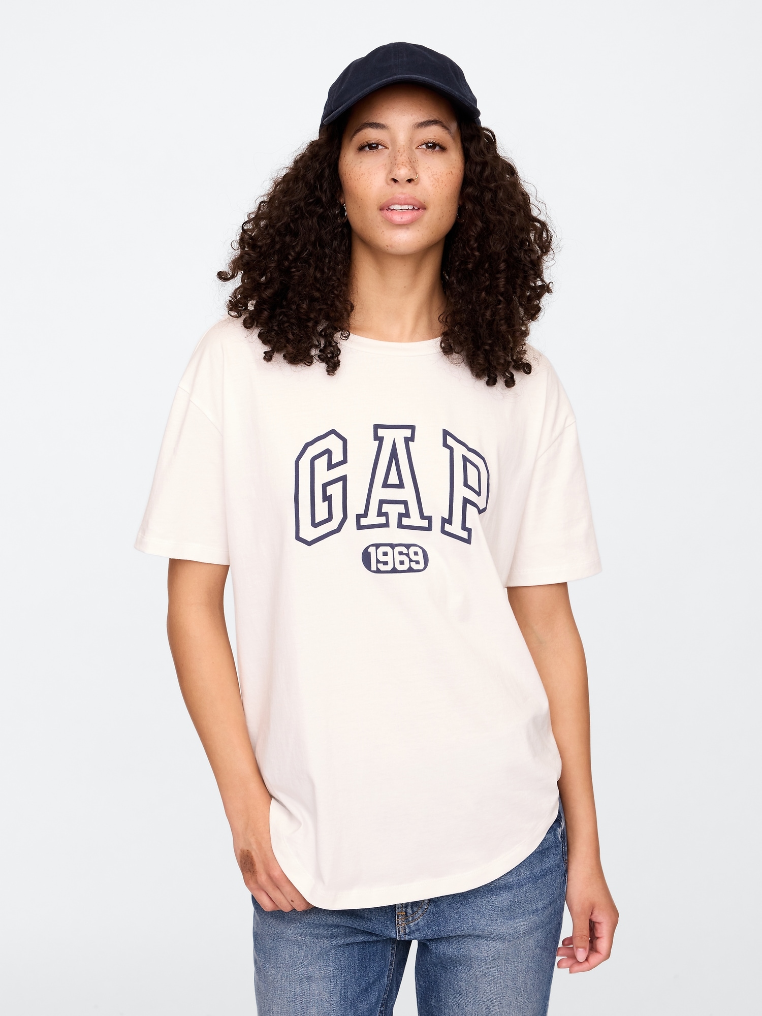 GAP Cotton T-shirt with logo - Womens