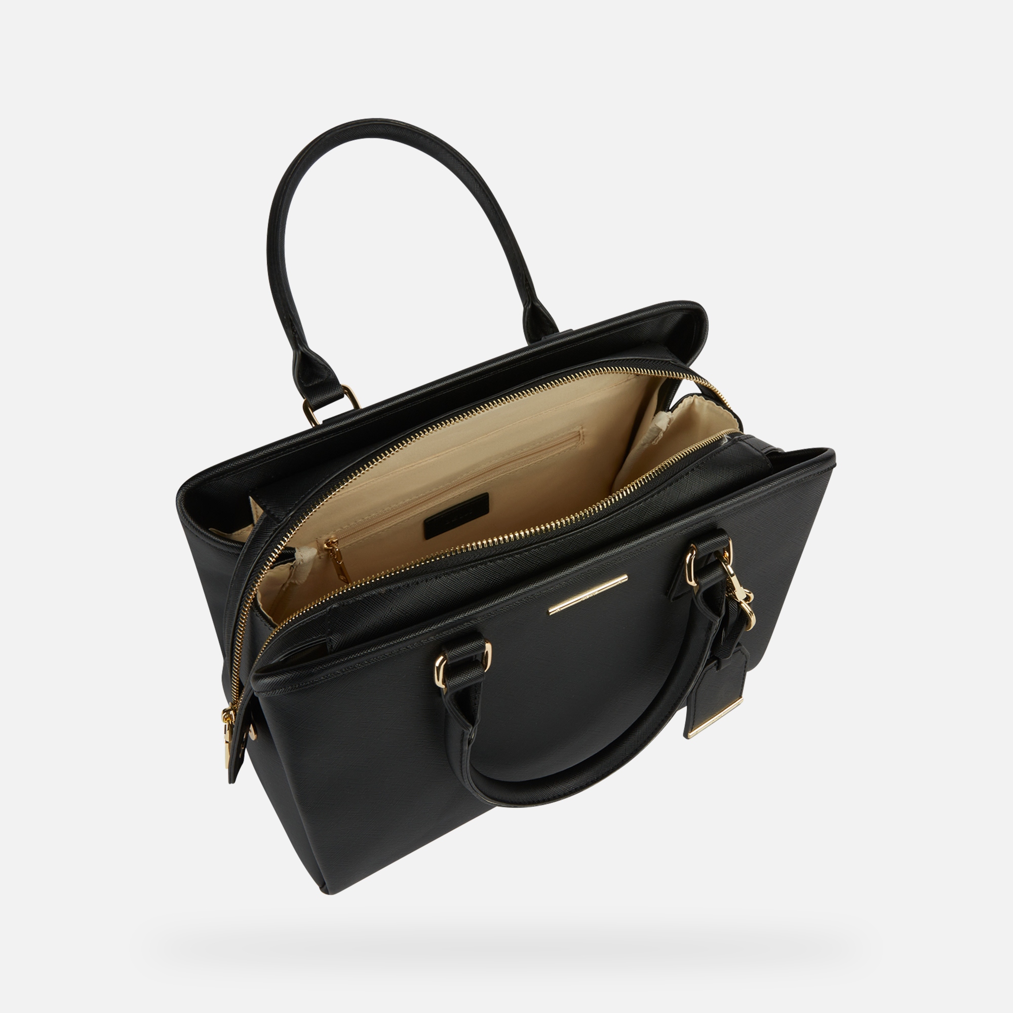 Black women&#039;s handbag Geox Etheni - Women&#039;s