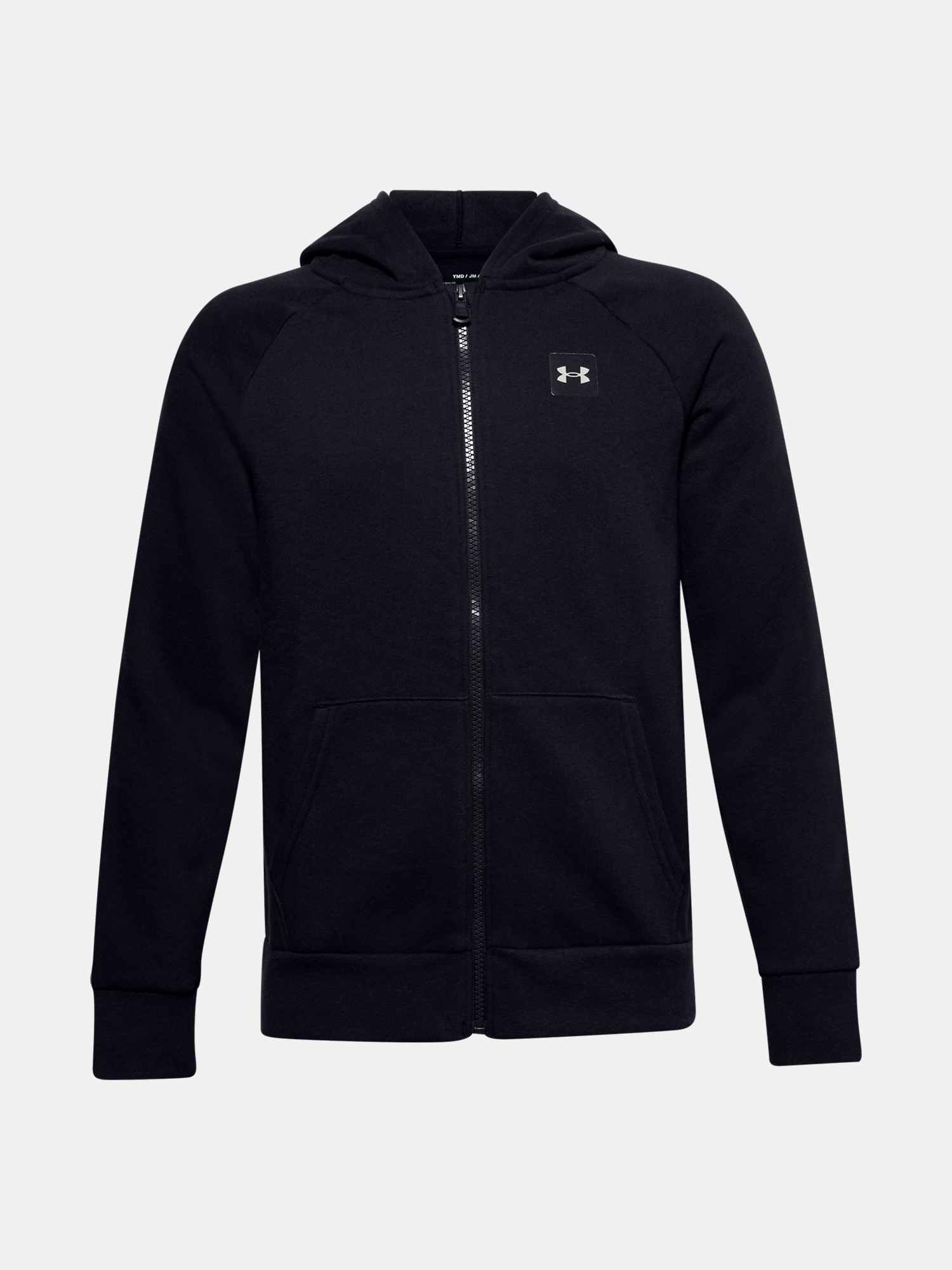 Under Armour Mikina UA RIVAL FLEECE FZ HOODIE-BLK - Kluci