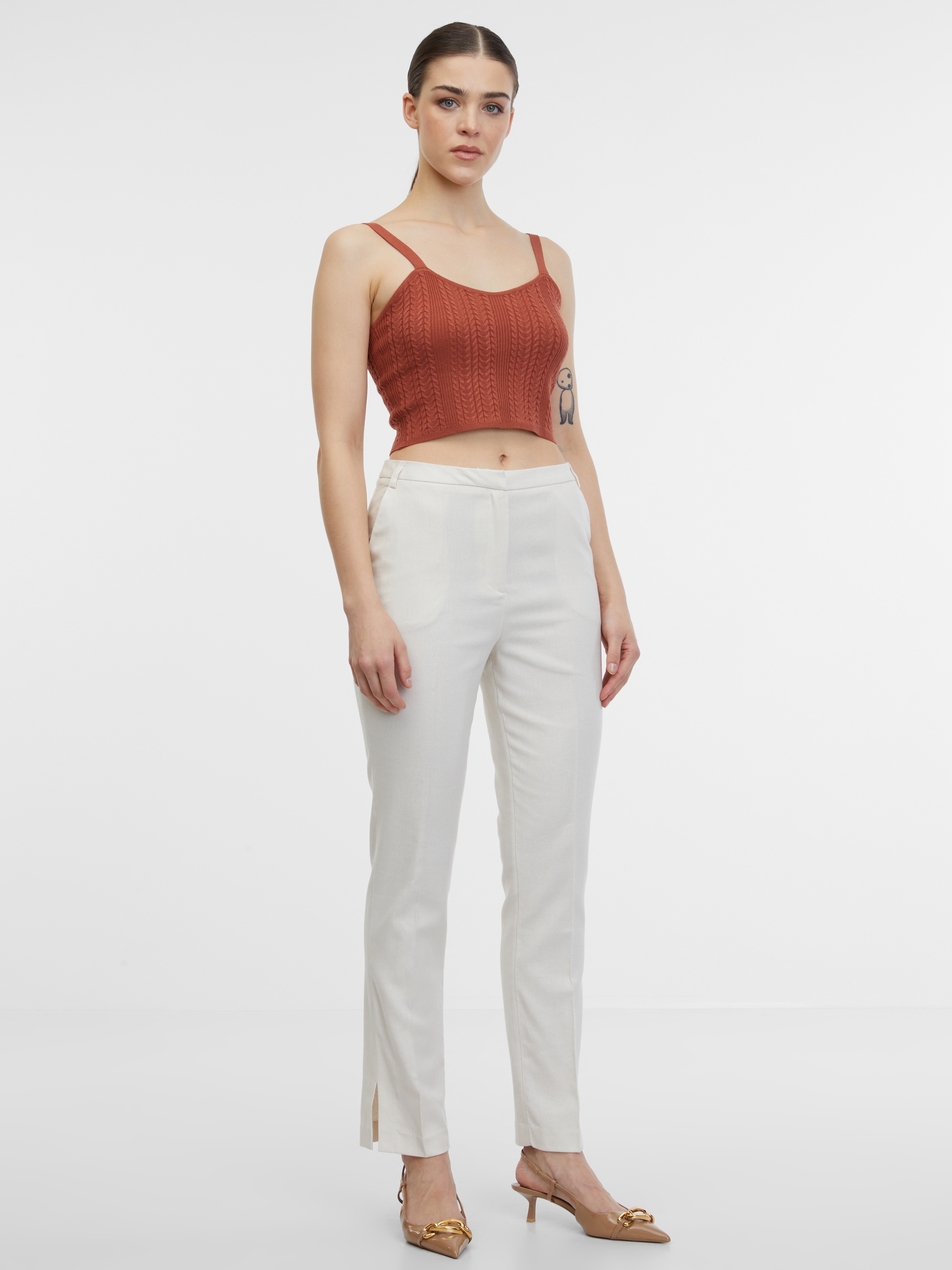 Marimi curvy pentru femei ORSAY - crem