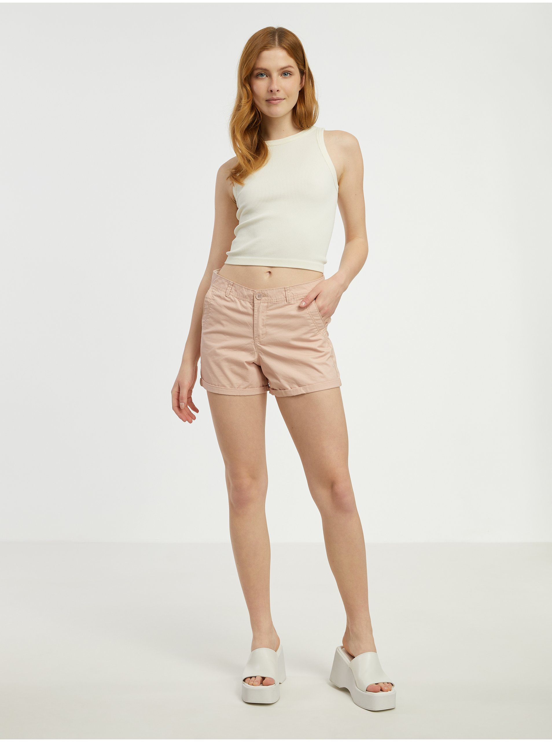 Light Pink Women's Shorts CAMAIEU - Women