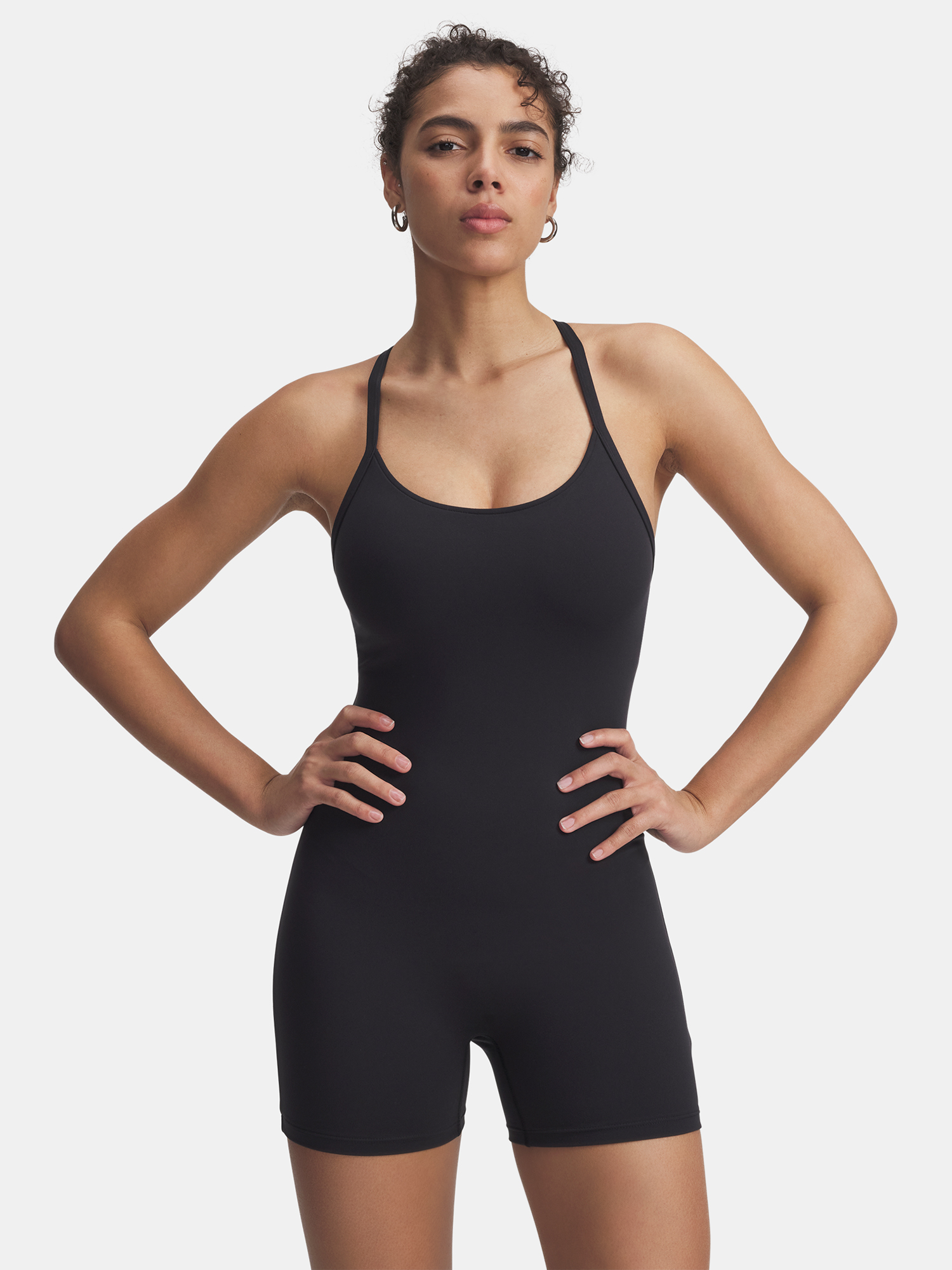 Women&#039;s Under Armour Motion Shorts Bodysuit-BLK - Women&#039;s