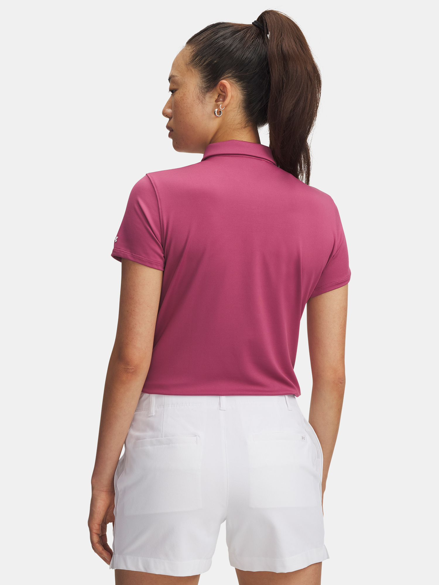 Women's T-shirt Under Armour UA Playoff SS Polo-RED - Women's