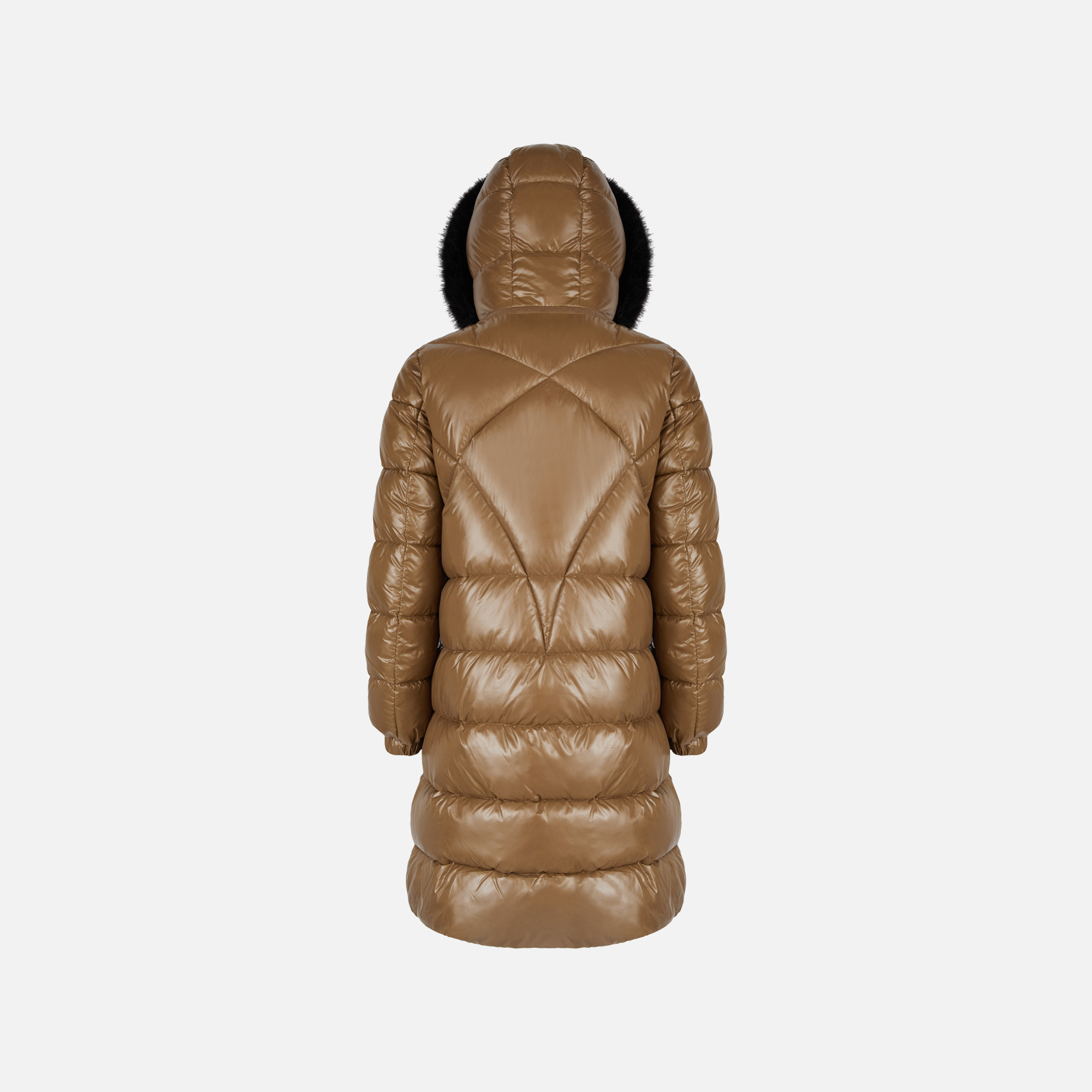 Parka maro de damă Geox Backsie