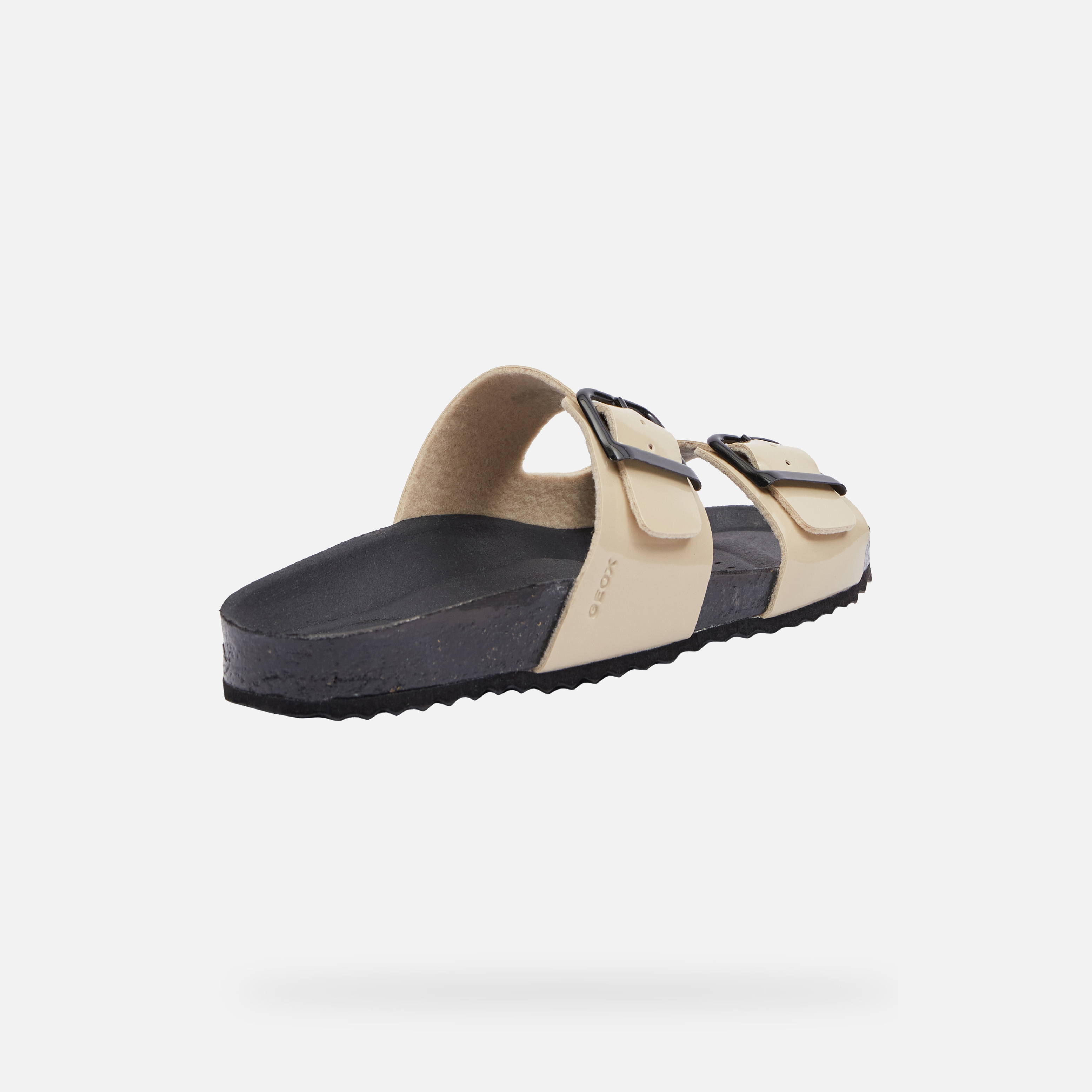 Beige women's slippers Geox Brionia R - Women's