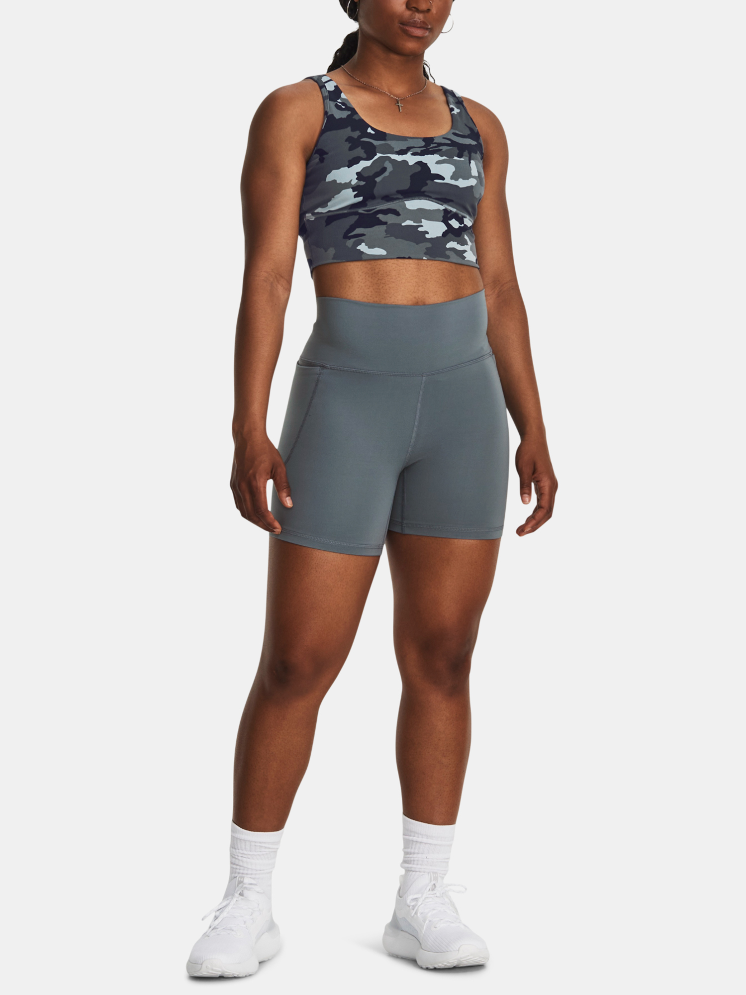 Pantaloni si pantaloni scurti pentru femei Under Armour - gri