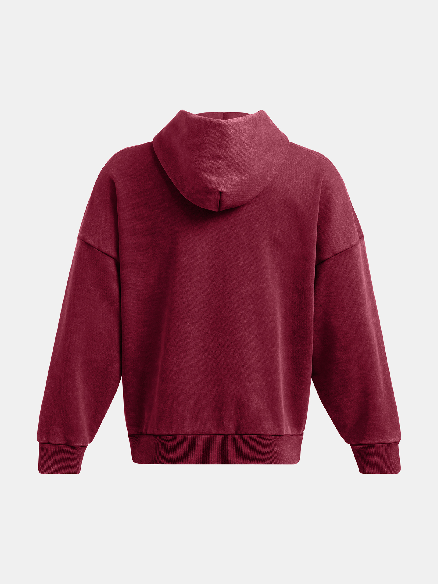 Men&#039;s sweatshirt Under Armour UA Icon HWT Flc Wash OS Hood-RED - Men&#039;s