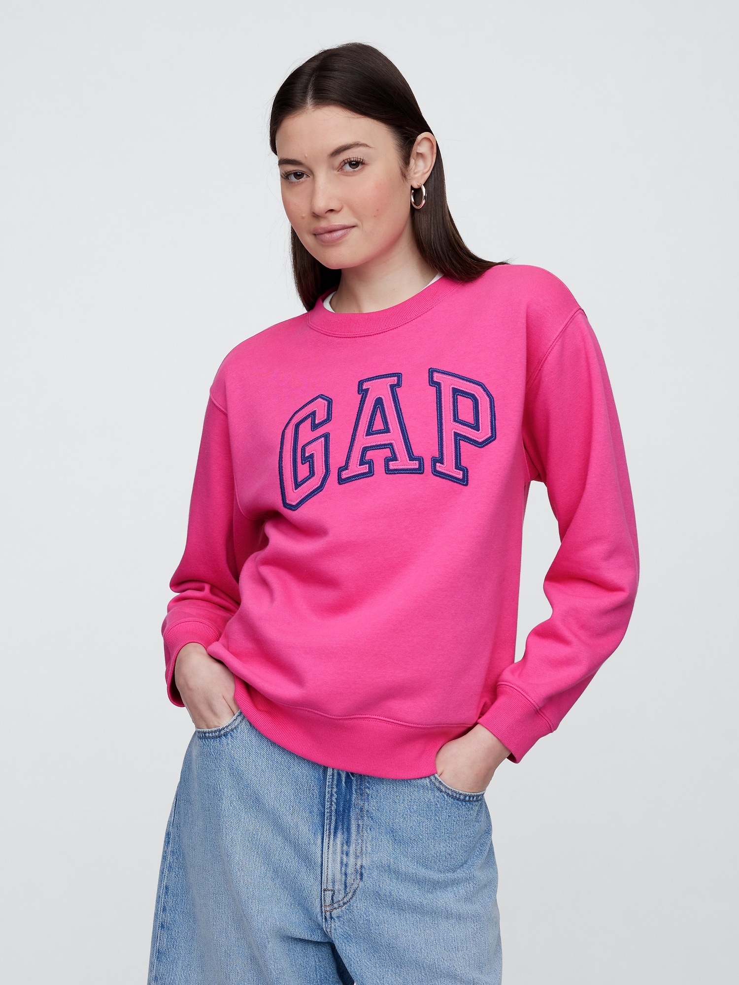 GAP Sweatshirt with Heritage logo - Women&#039;s