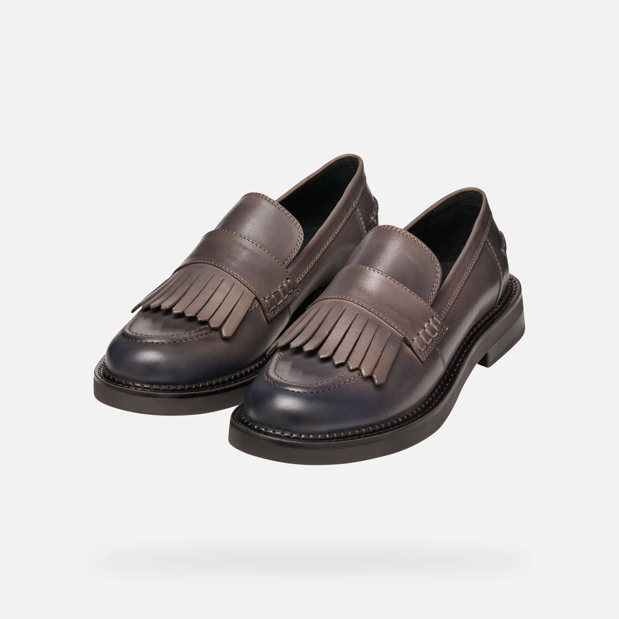 Beige women&#039;s moccasins Geox Serilda - Women&#039;s