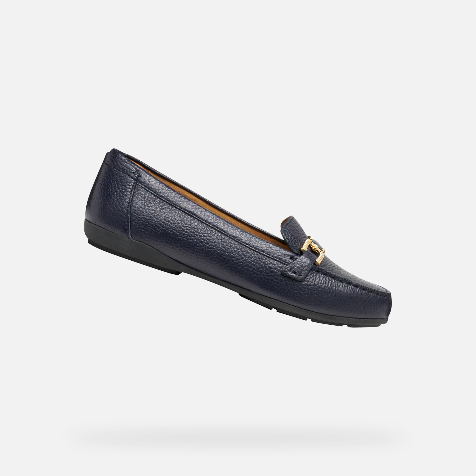 Dark Blue Womens Geox Annytah Loafers - Womens