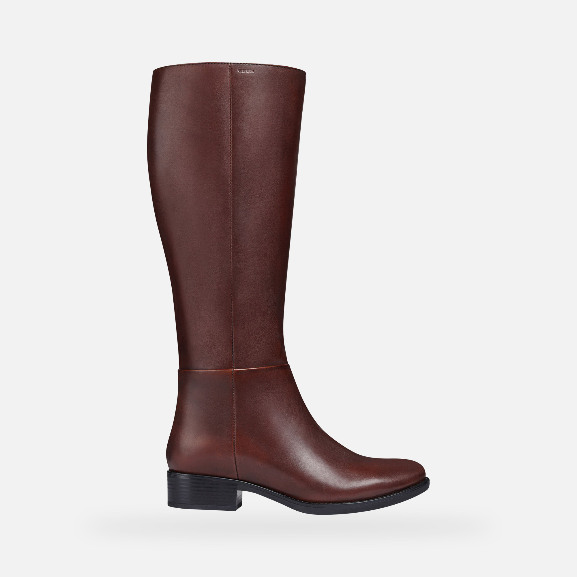 Brown womens boots Geox Felicity - Womens