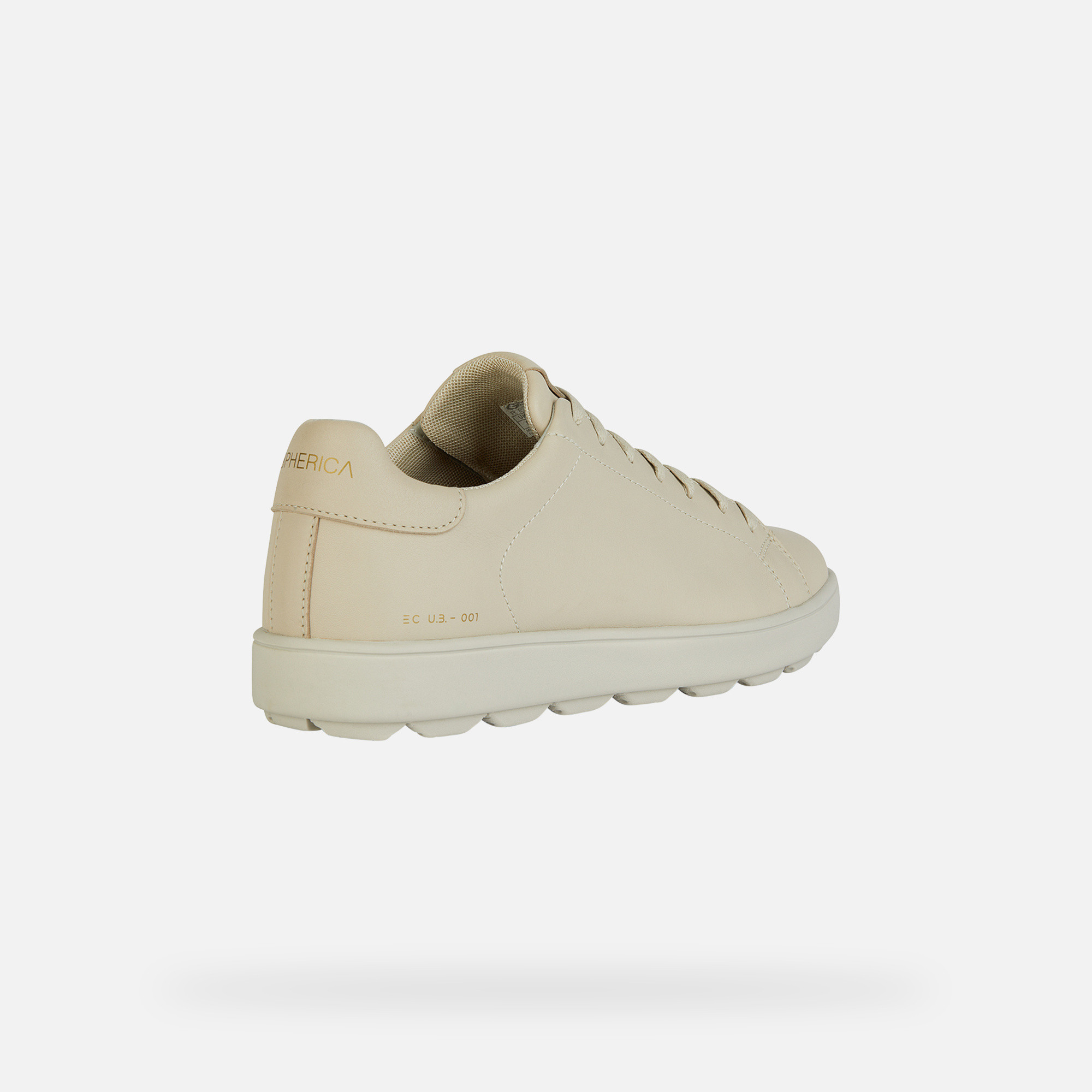 Beige men's sneakers Geox Spherica ECUB-1 - Men's