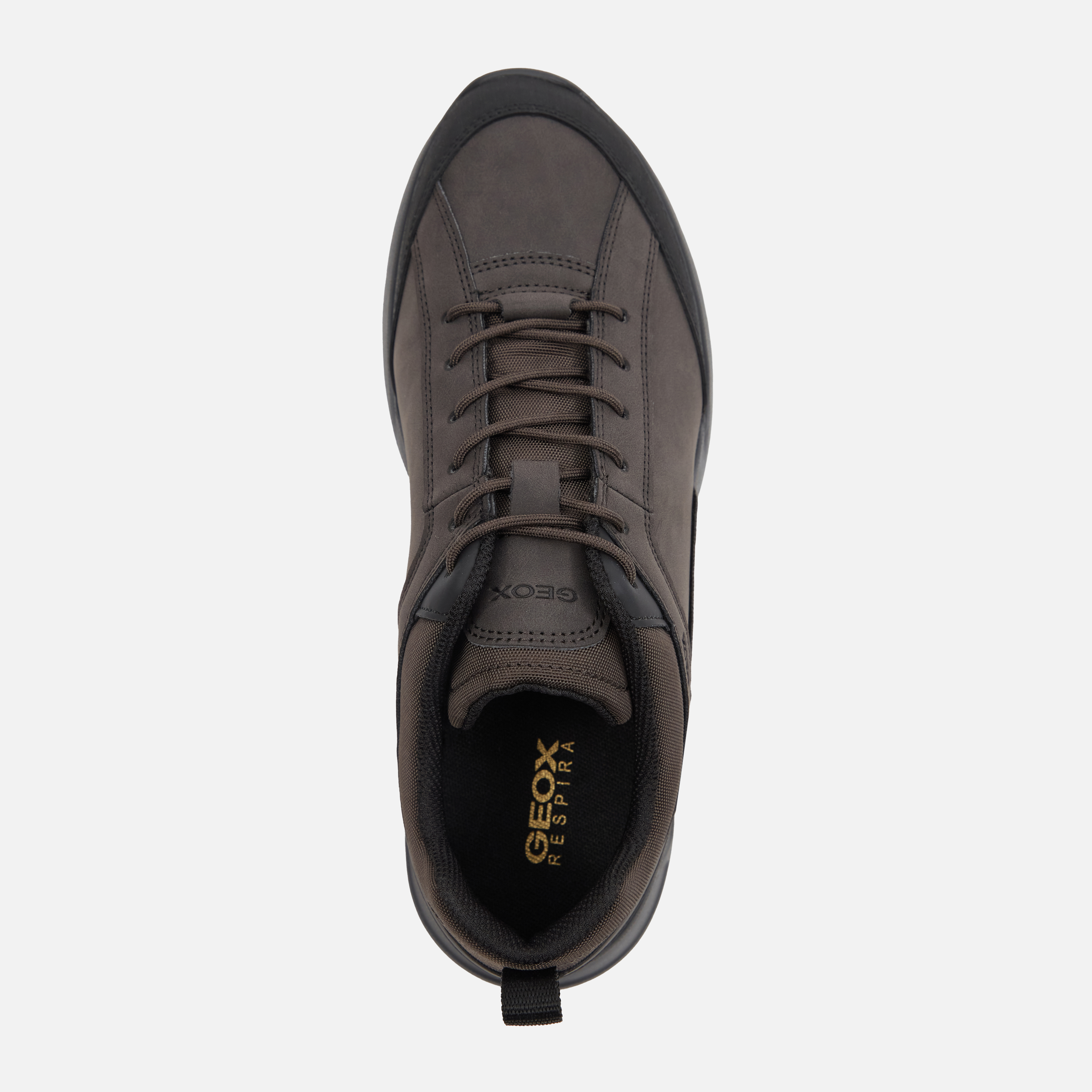Brown men's sneakers Geox Sanzio - Men's