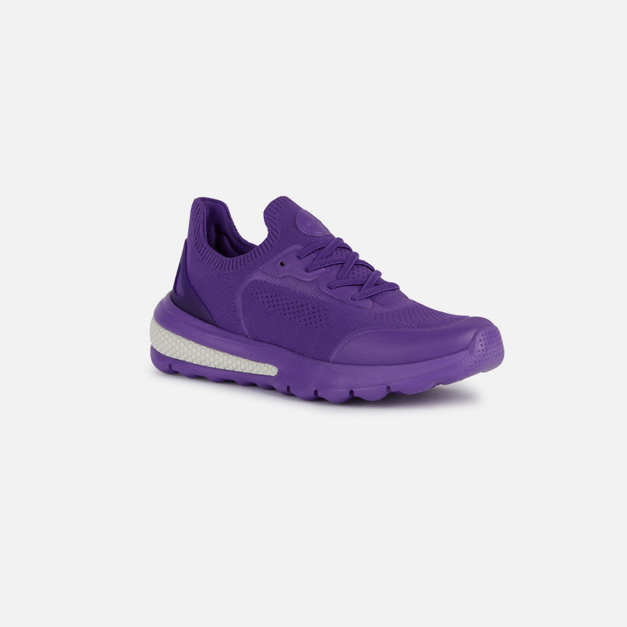 Purple women's sneakers Geox Spherica Actif - Women's