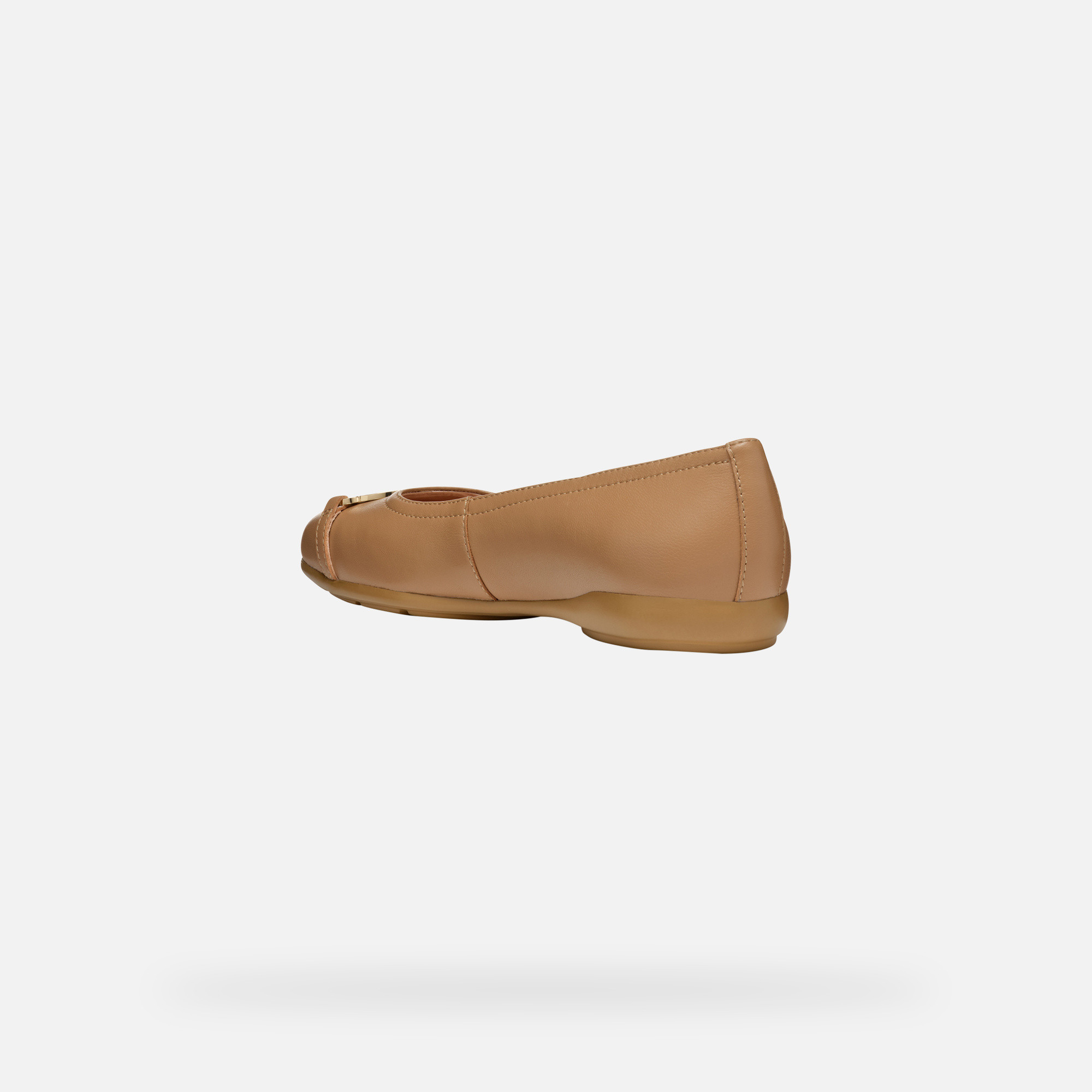 Beige women's ballet flats Geox Annytah - Women's