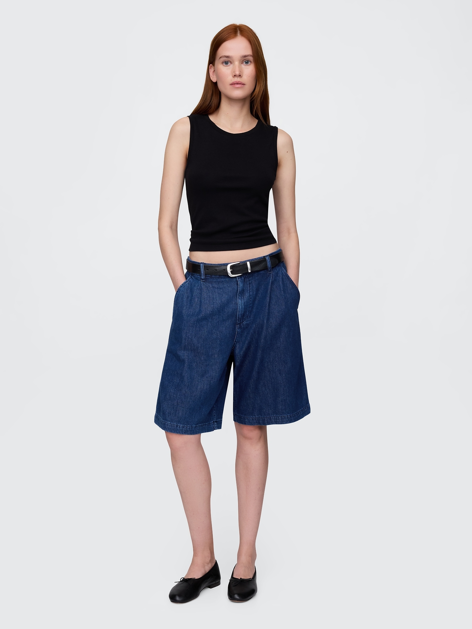 GAP Denim shorts bermuda UltraSoft - Womens