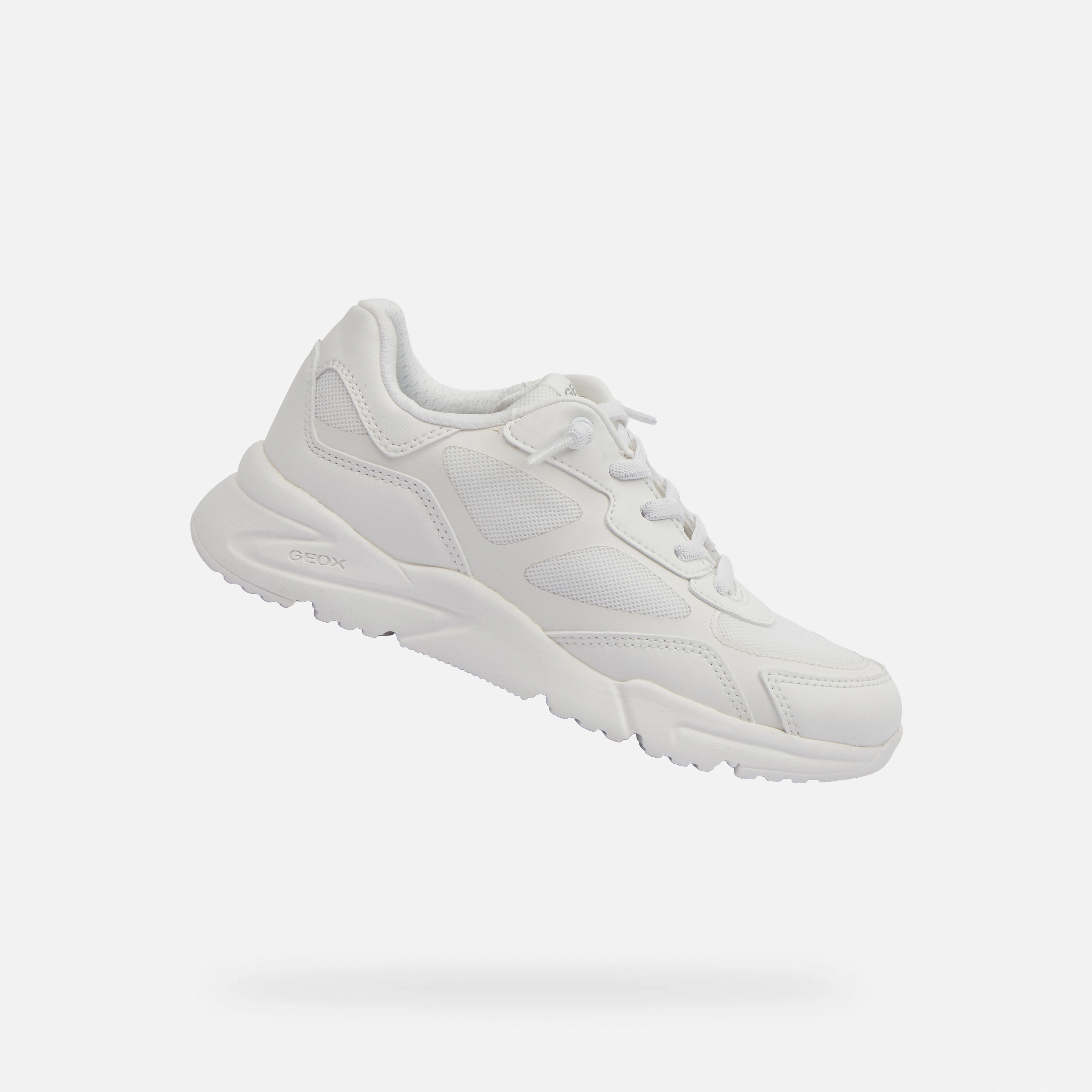 White Girls Sneakers Geox Loftus - Girls