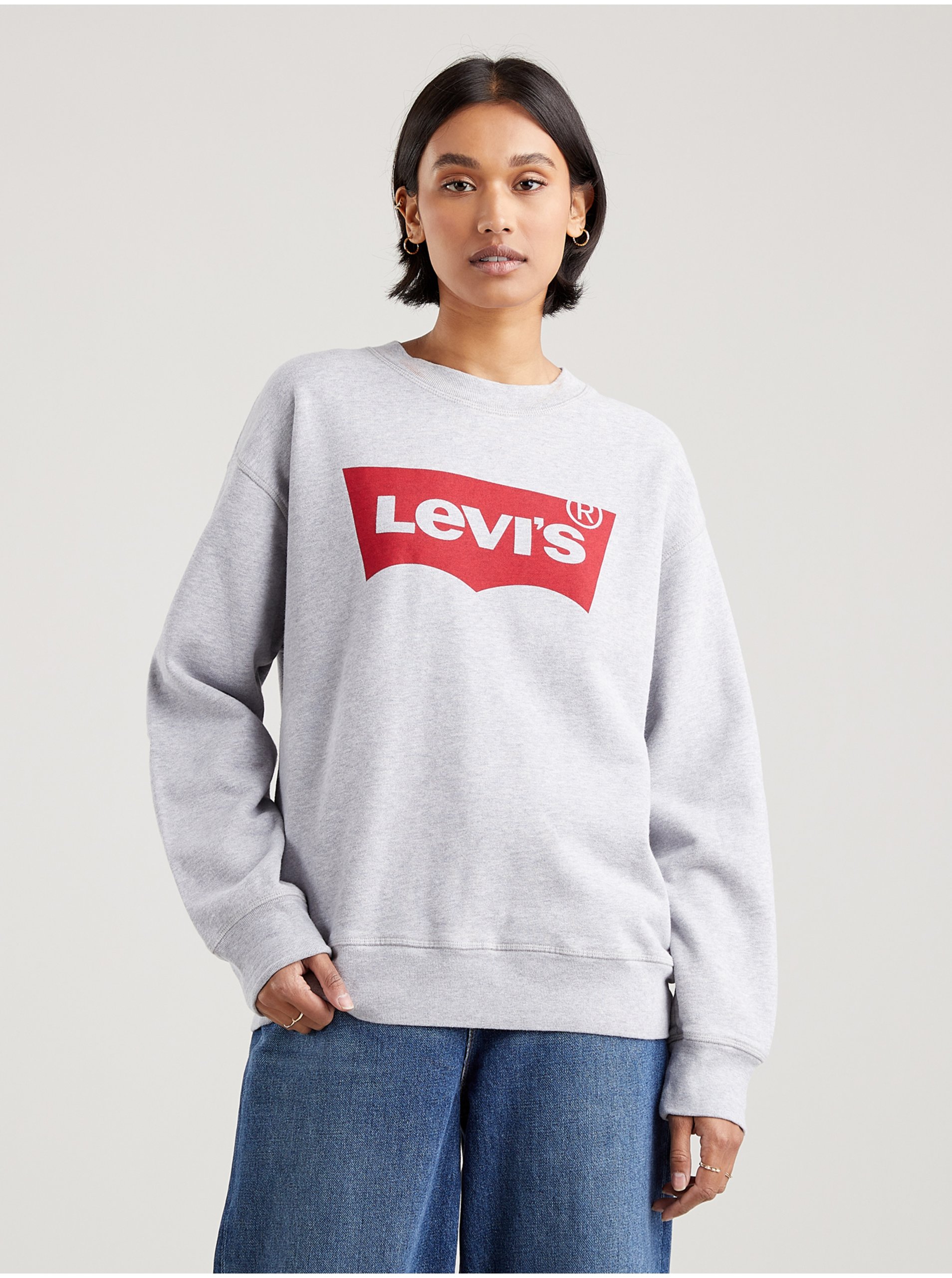 Levi's Světle šedá Dámská Mikina Levi's® - Dámské