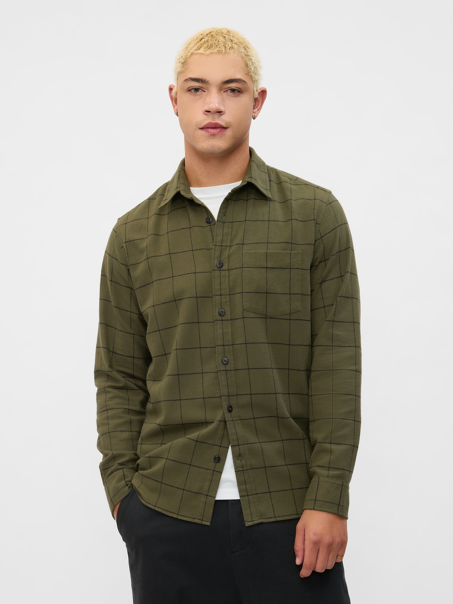 GAP Flannel Outer Shirt - Mens
