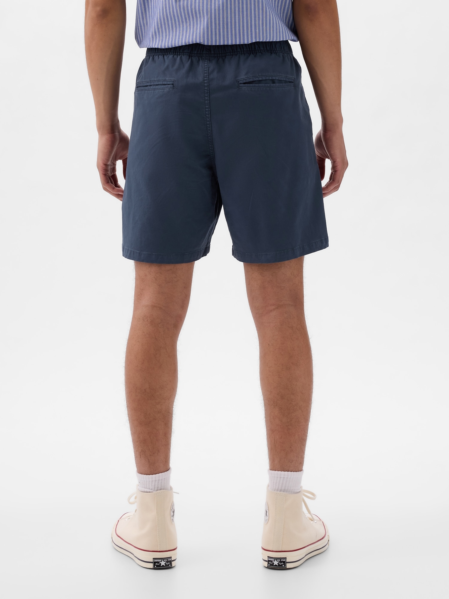 Pantaloni scurti pentru barbati GAP - gri inchis, albastru inchis