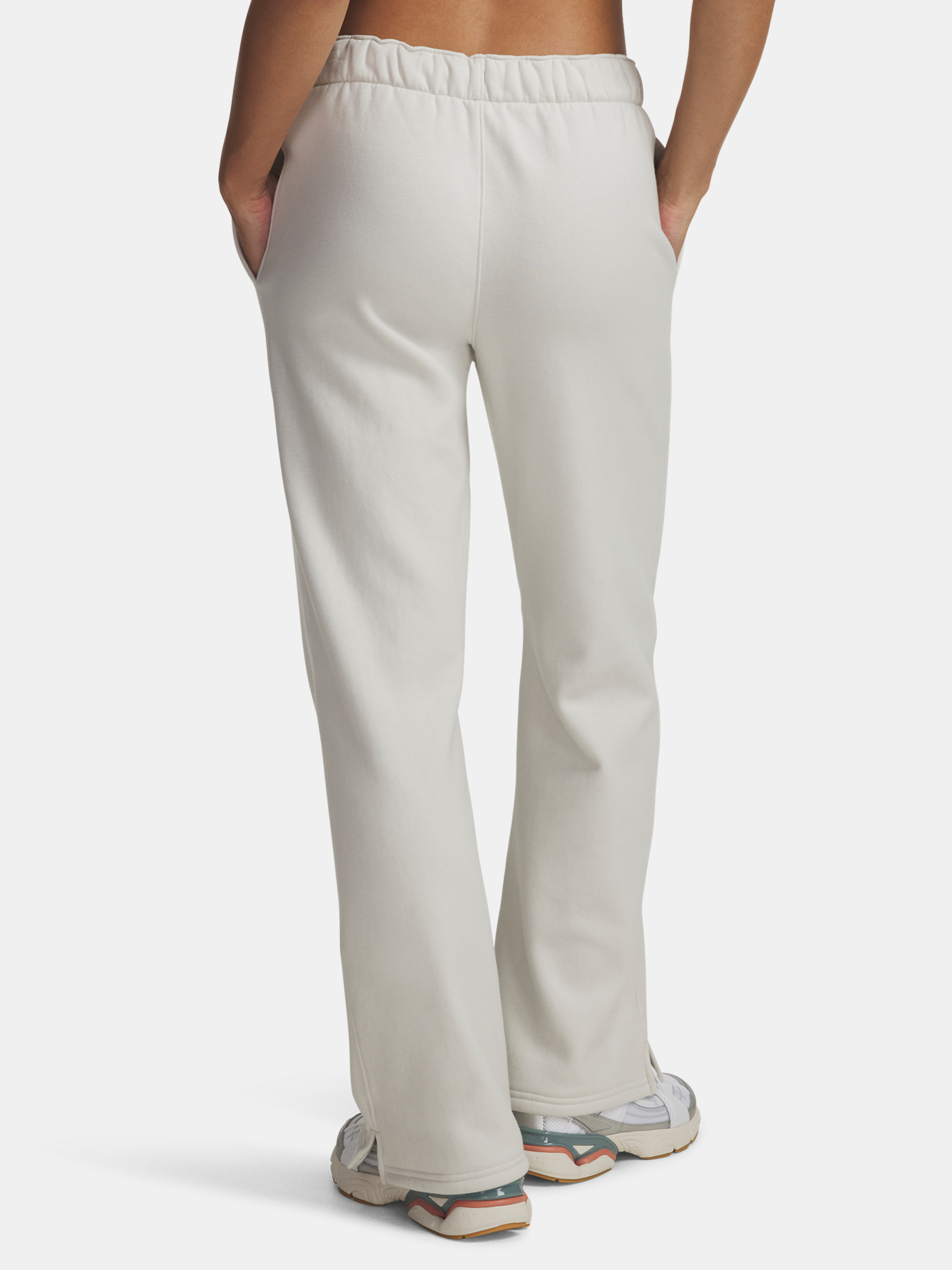 Under Armour UA Icon Vida Flc Pant-WHT Women&#039;s Sports Trousers - Ladies