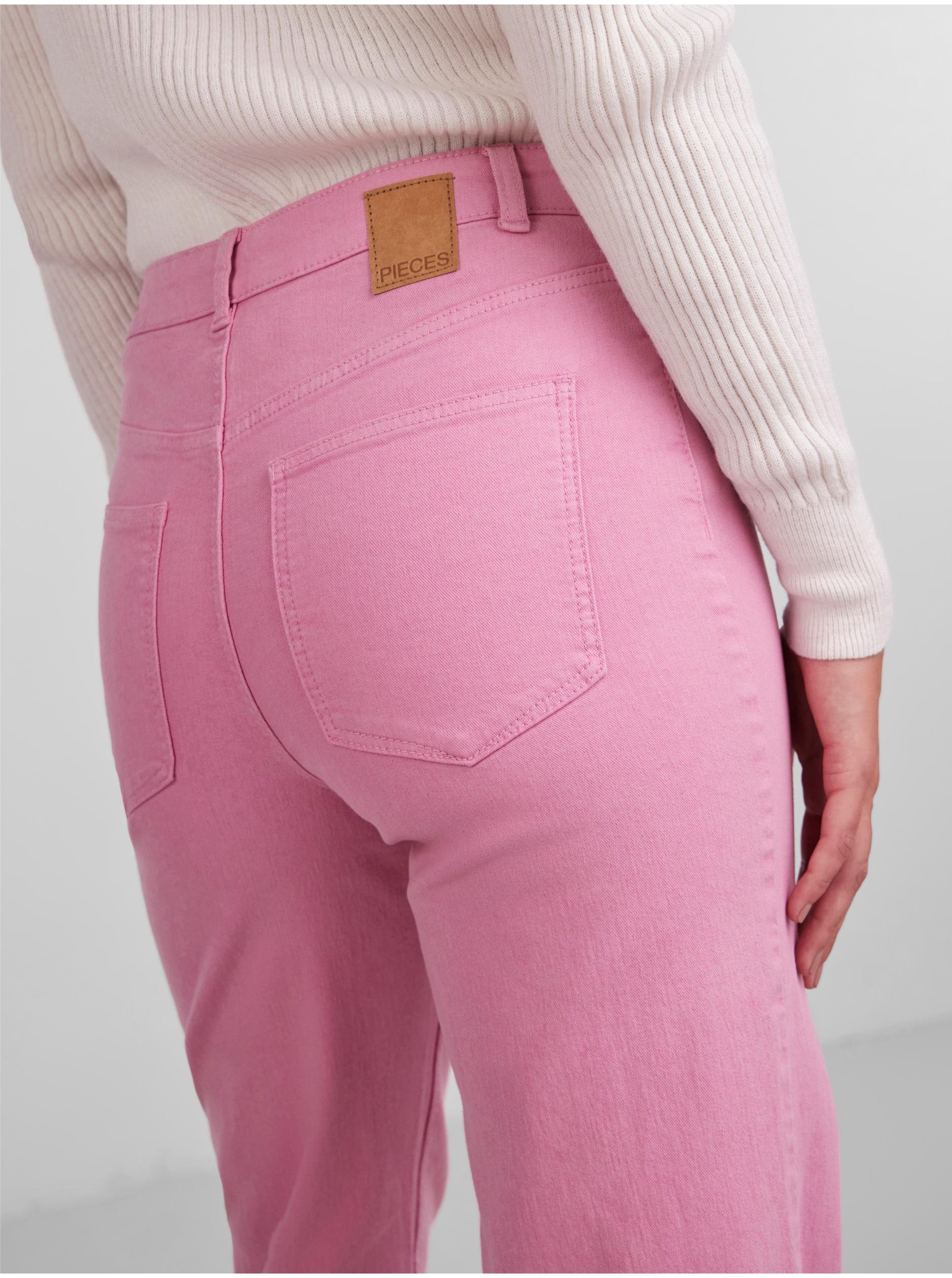 Flared, Bootcut pentru femei Pieces - roz