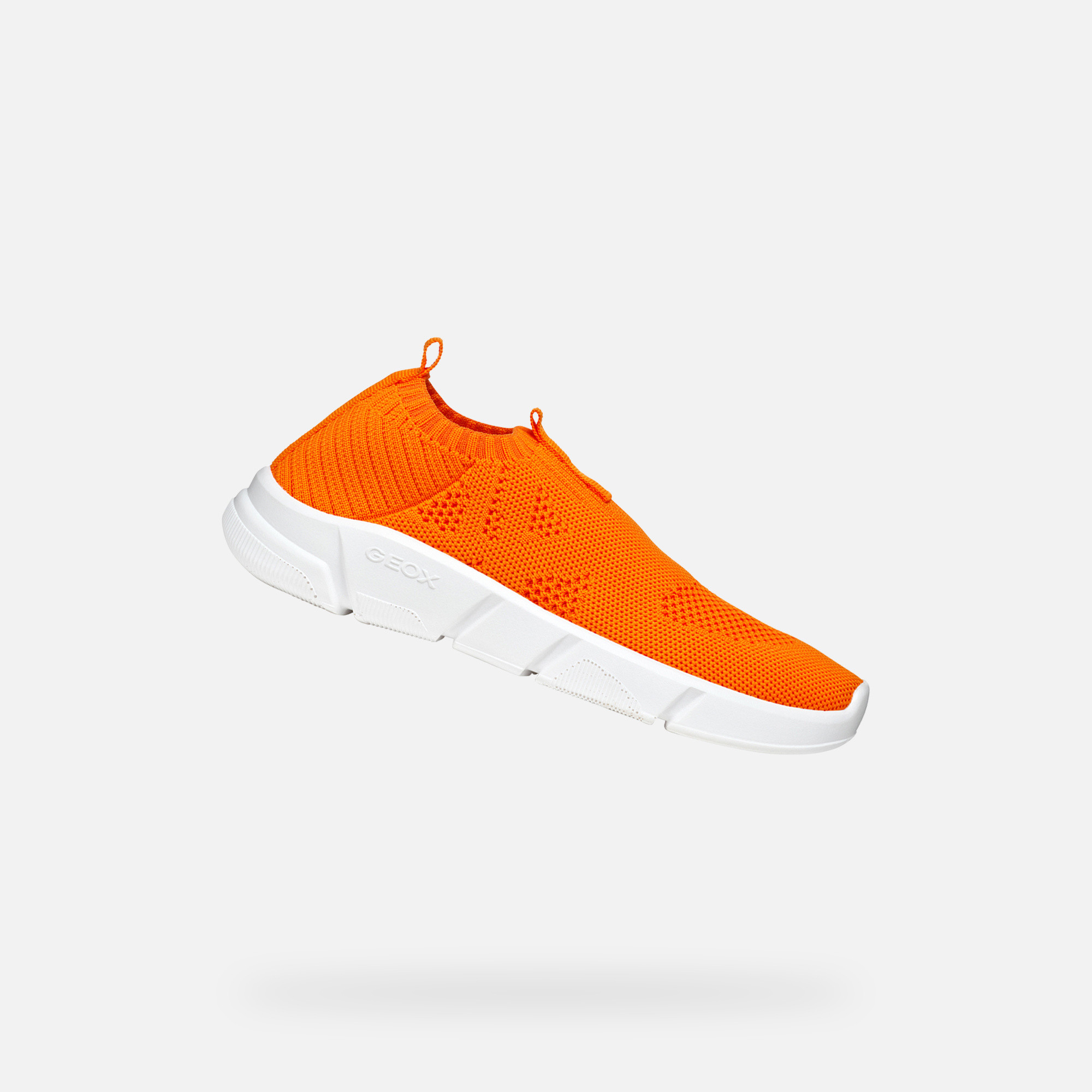Orange boys sneakers Geox Aril - Boys