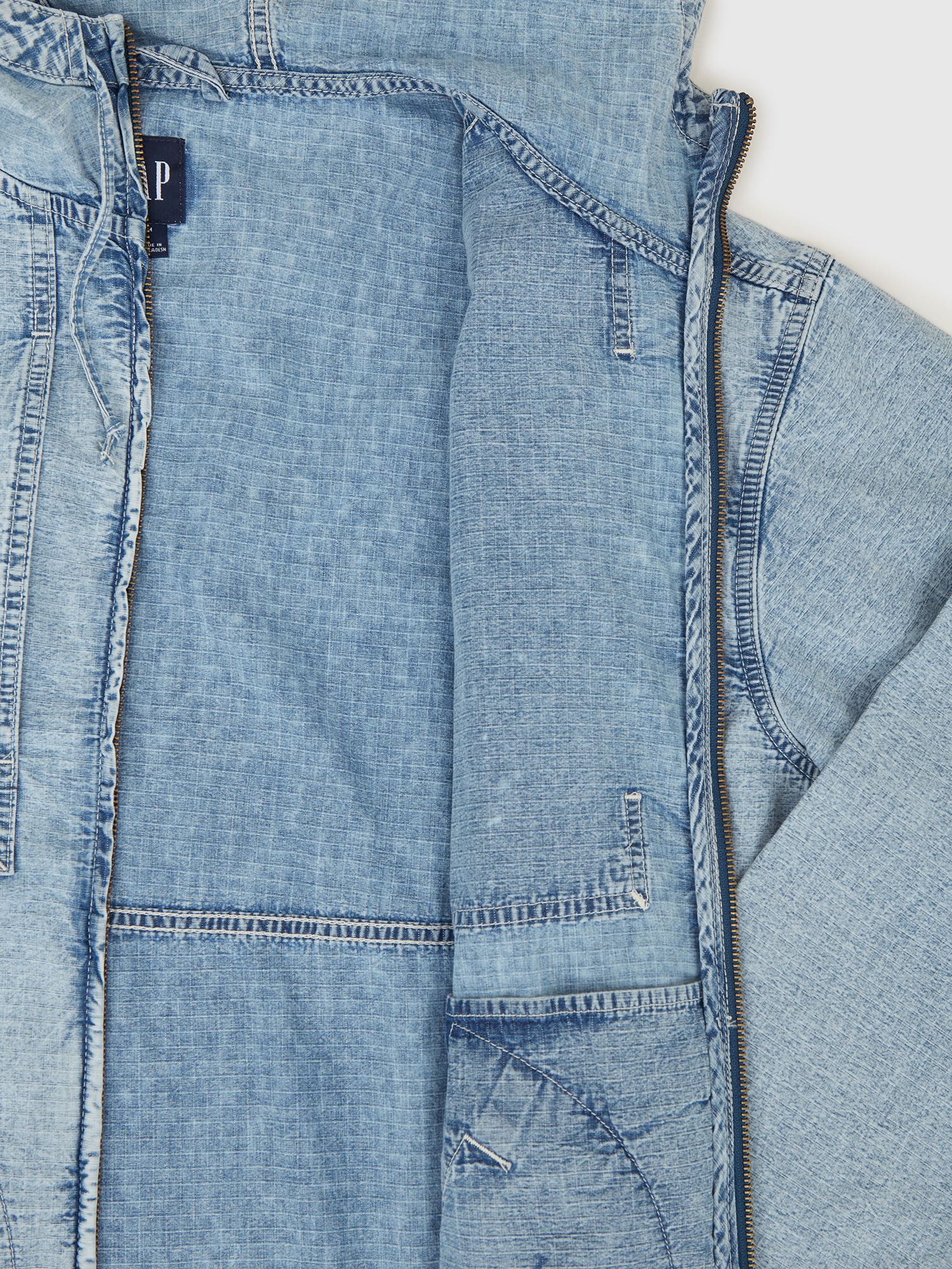 GAP Denim Oversize Jacket Ripstop - Men&#039;s