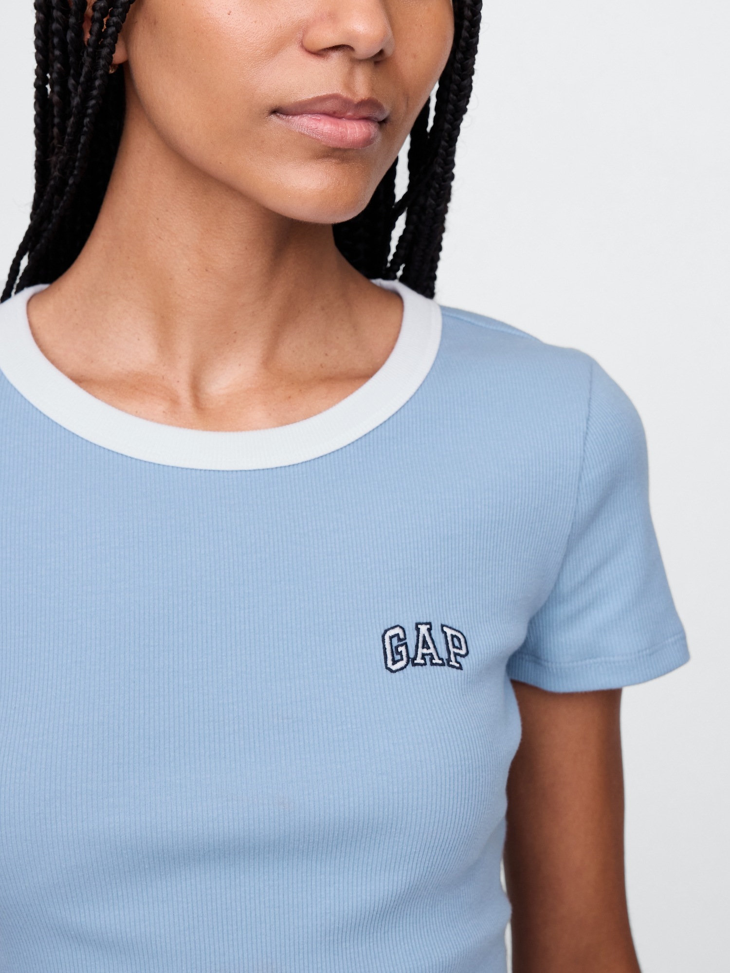 GAP Ribbed crop t-shirt - Women&#039;s