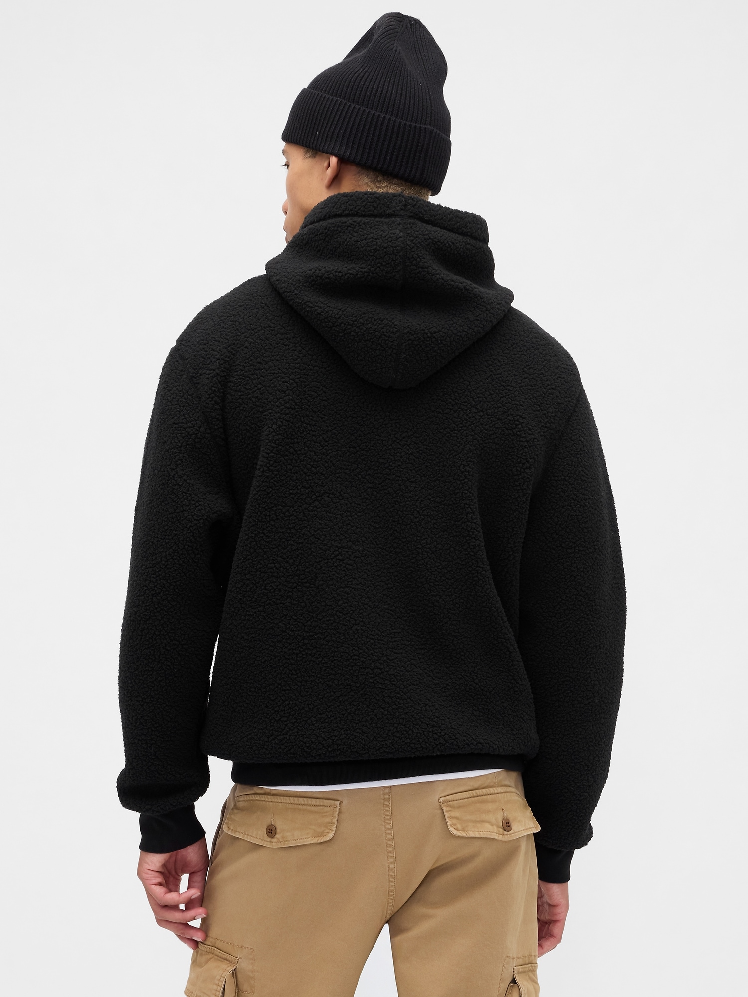 GAP Sherpa Logo Sweatshirt - Mens