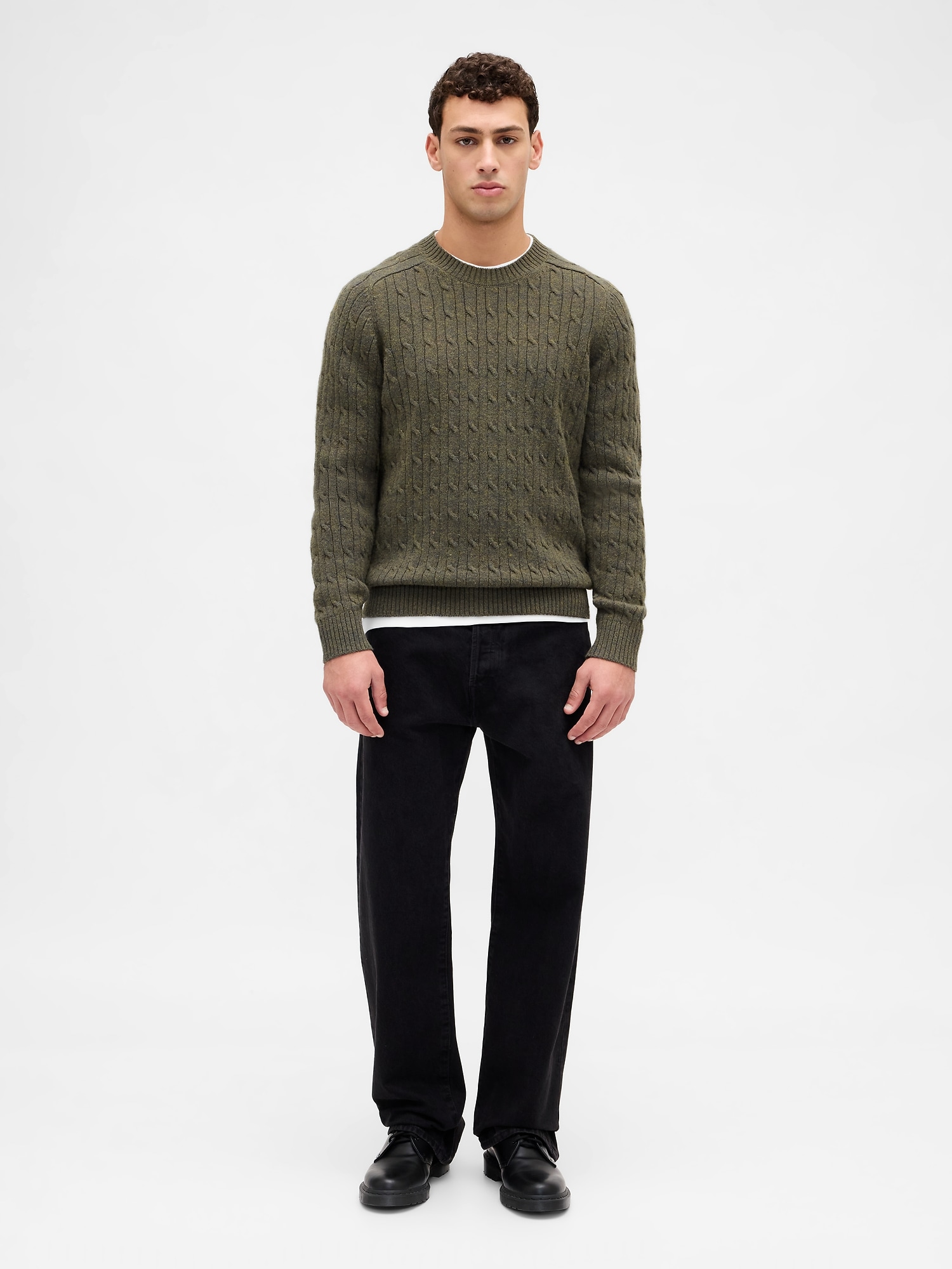 GAP Knitted Merino Wool Sweater - Men's