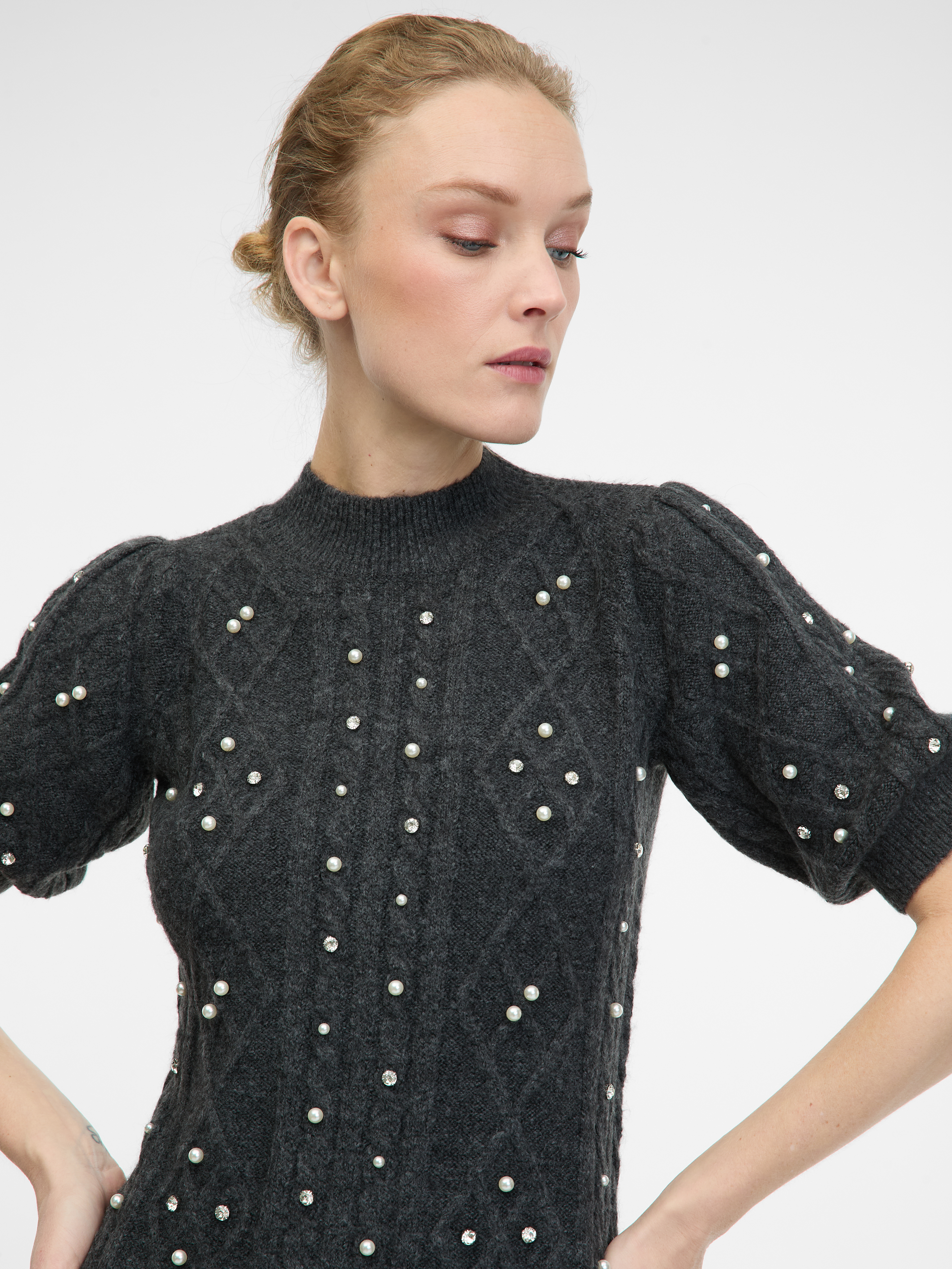 Dark gray women's dress ORSAY - Women's