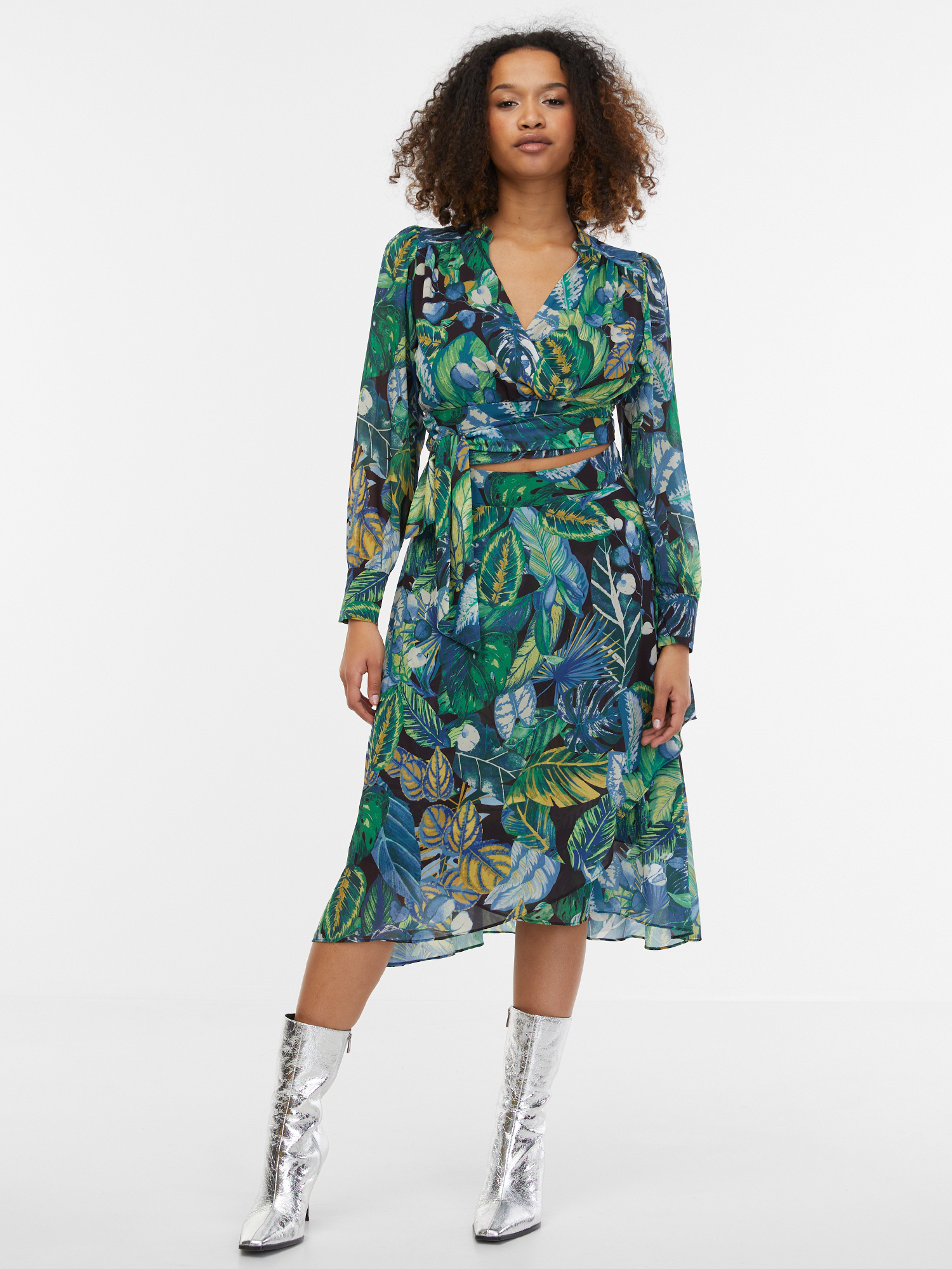 Marimi curvy pentru femei ORSAY - verde, negru