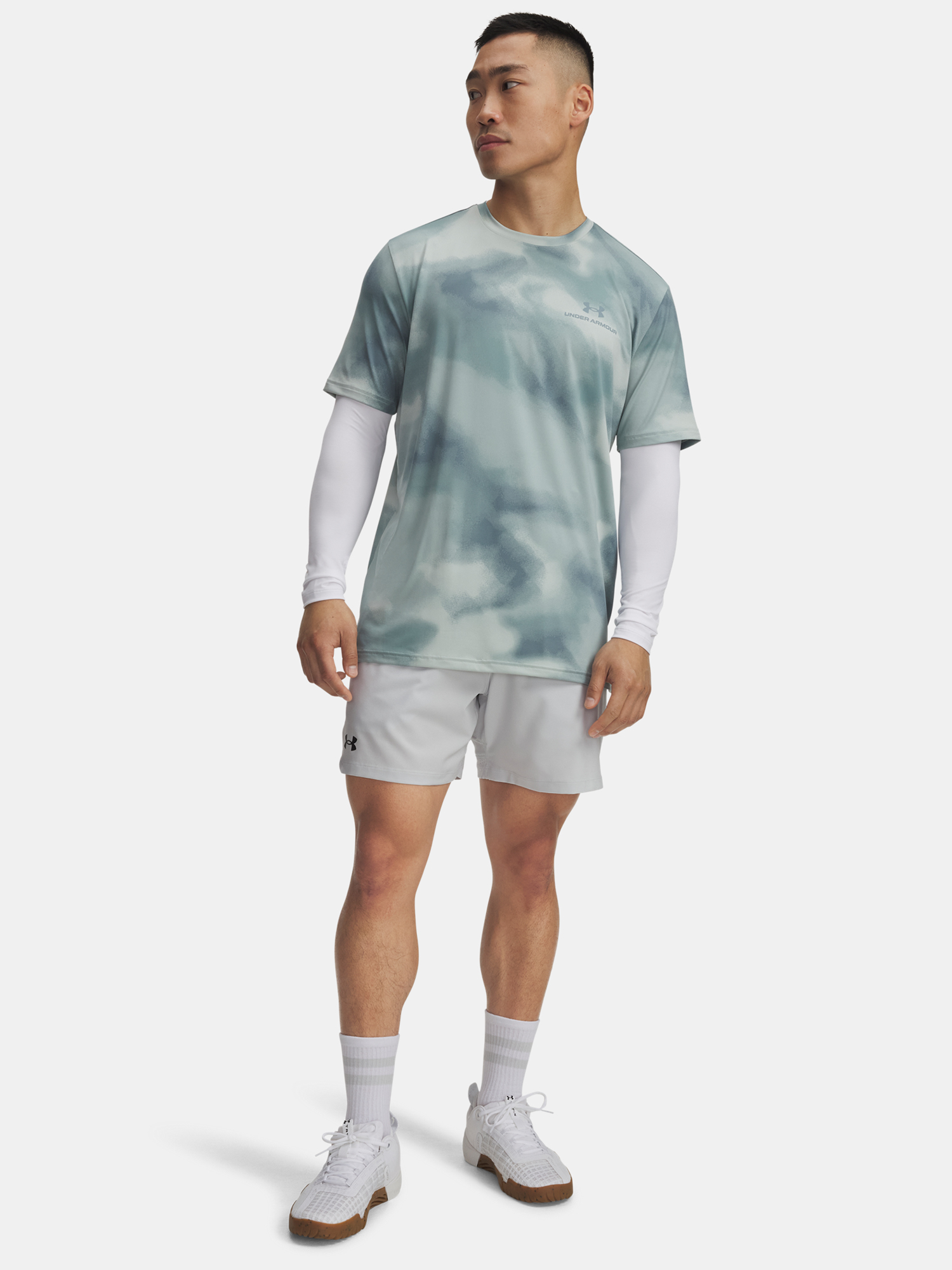 Men's Under Armour Vanish Energy Printed SS-GRN T-Shirt - Men's