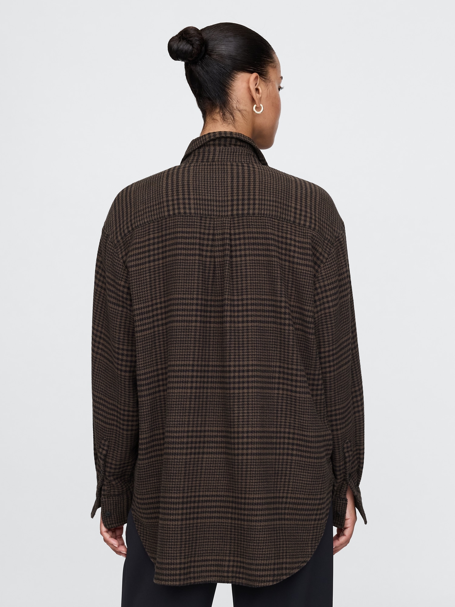 GAP Oversize flannel shirt Big Shirt - Women's