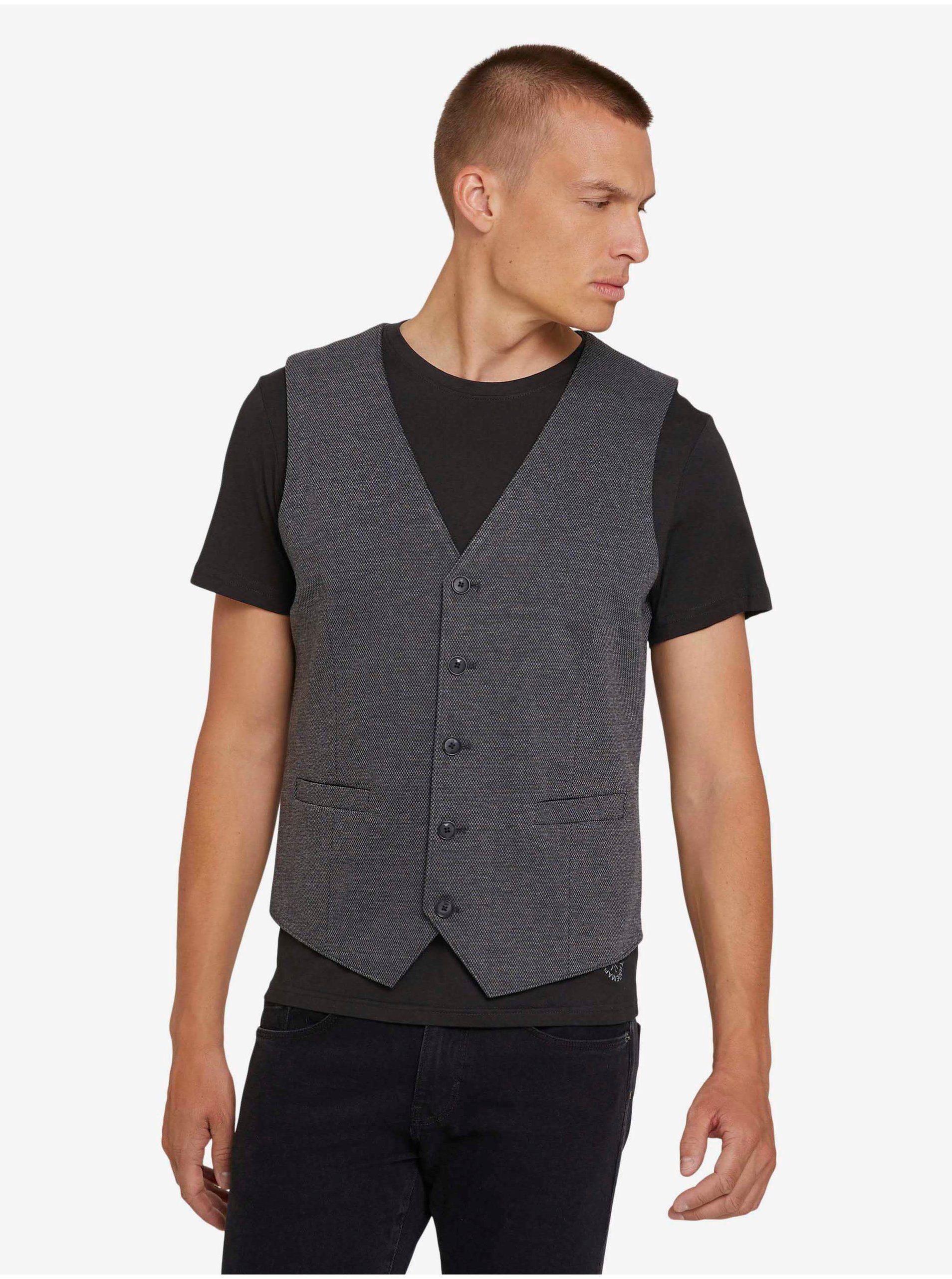 Мъжки елек. Tom Tailor Buttoned