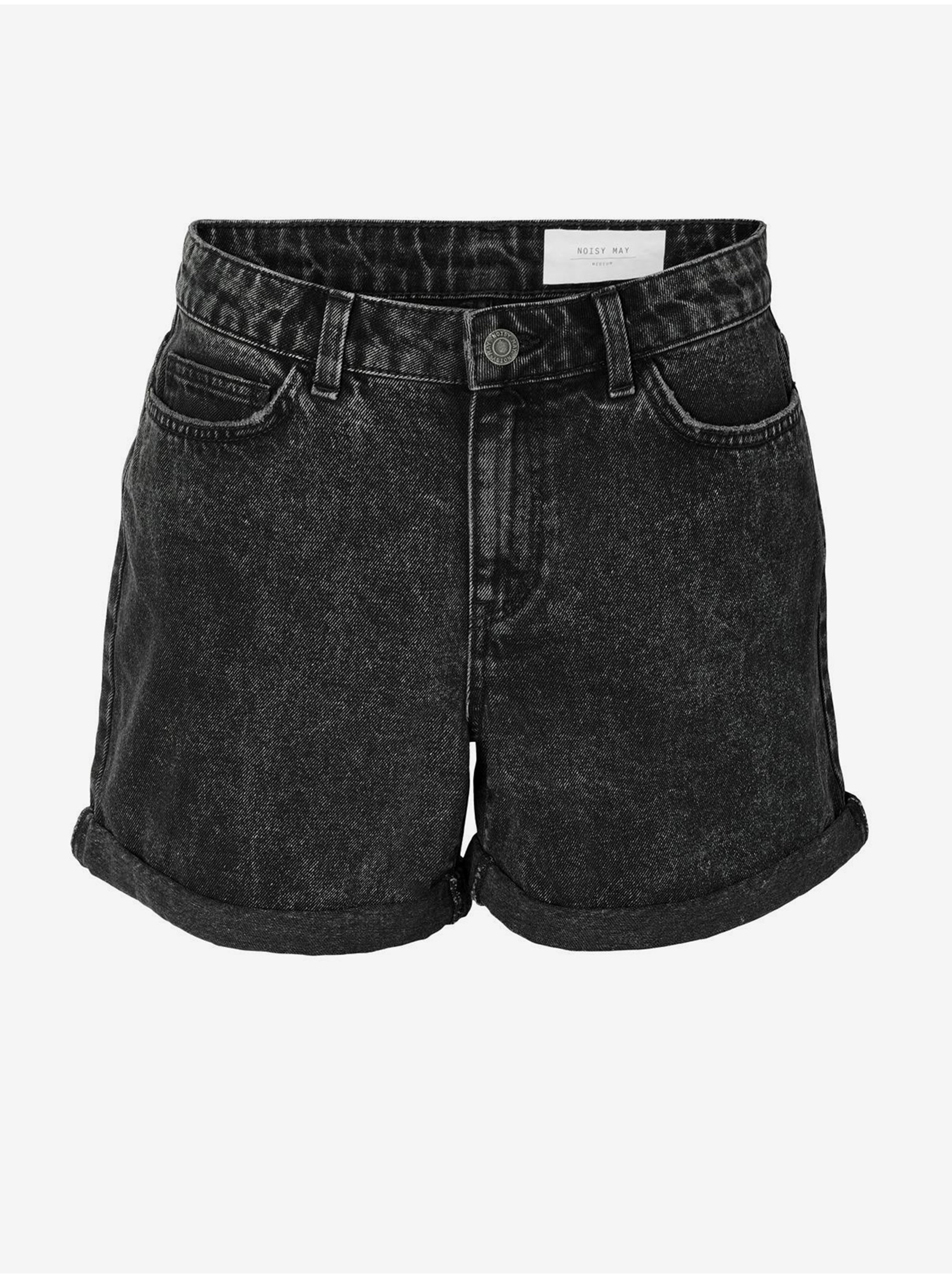Pantaloni scurti pentru femei Noisy May - negru