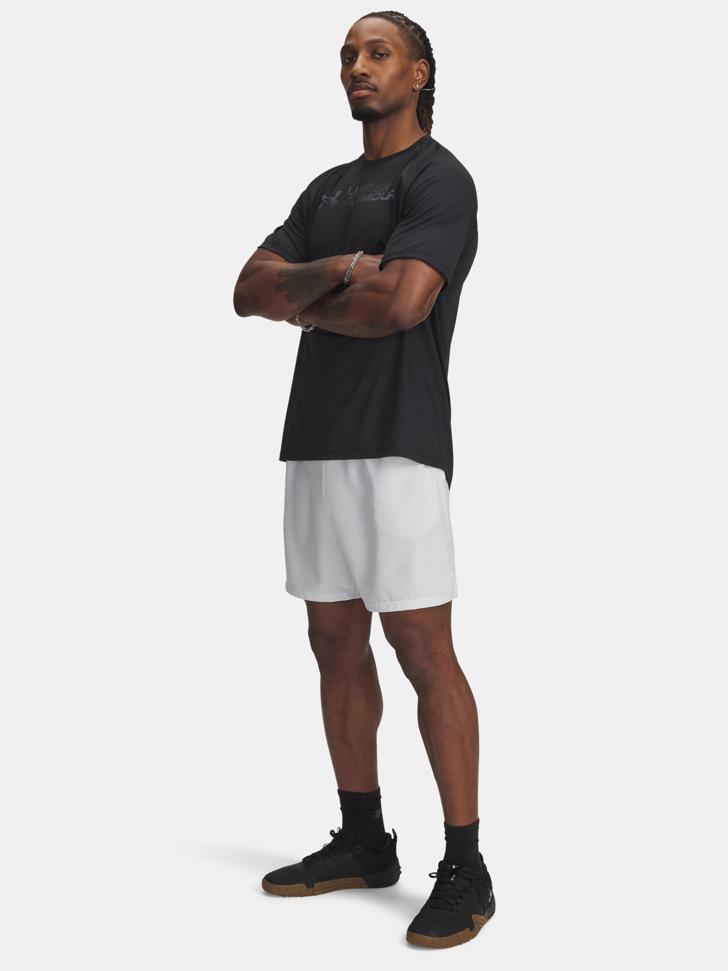 Men&#039;s shorts Under Armour UA Tech Woven Wordmark Short-GRY - Men&#039;s