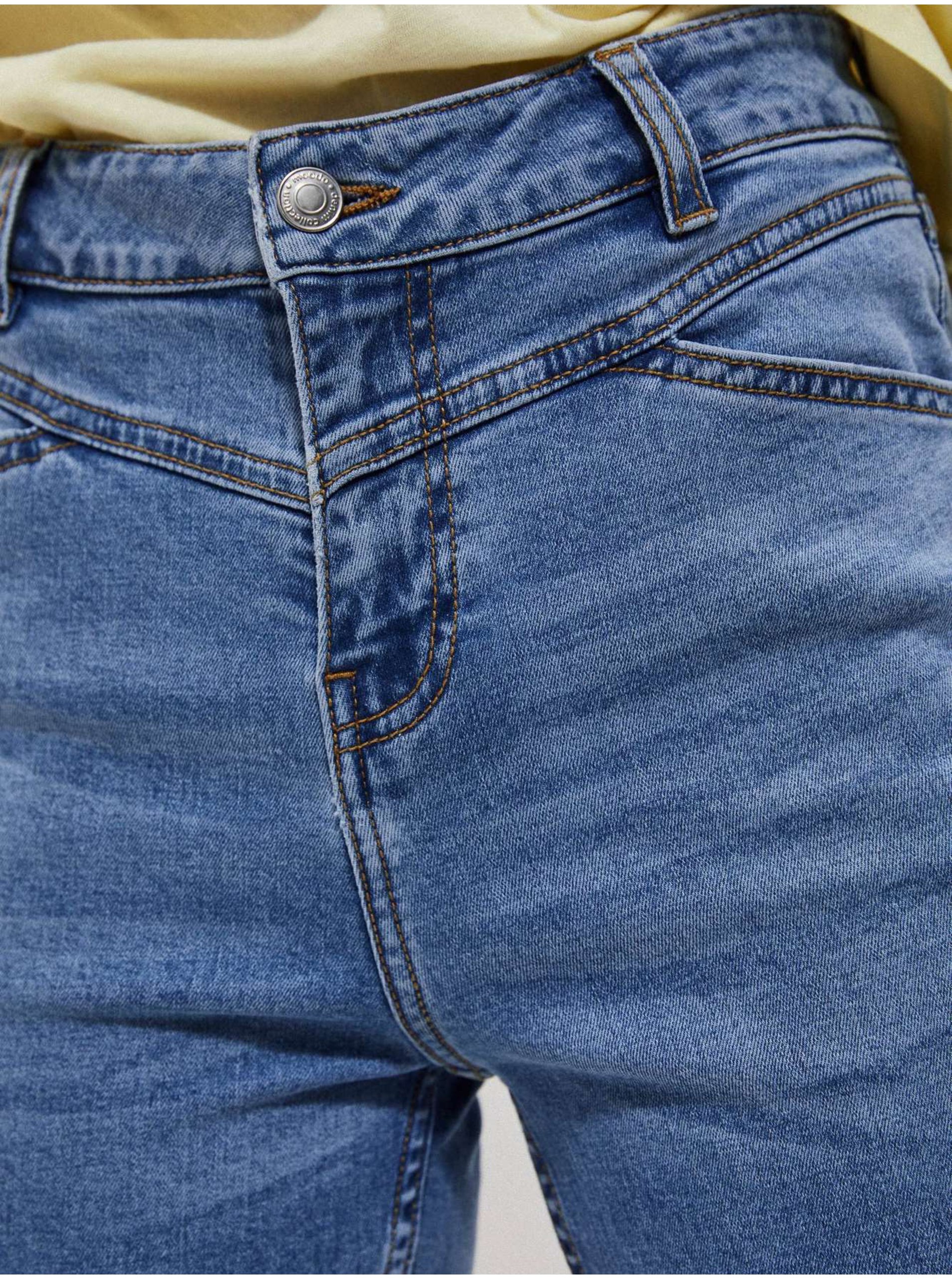 Slim fit pentru femei Moodo - albastru