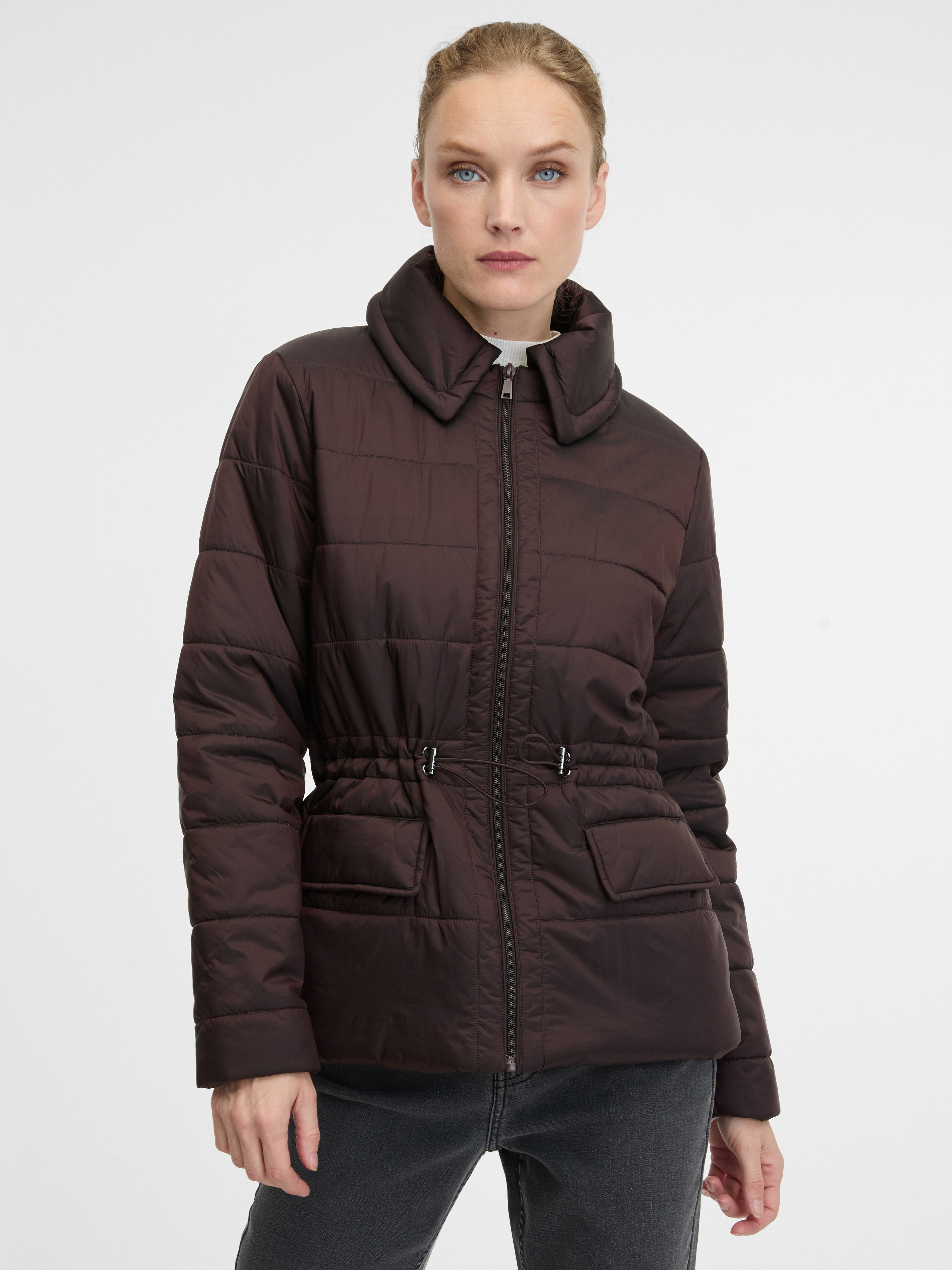Brown women's winter jacket ORSAY - Women's
