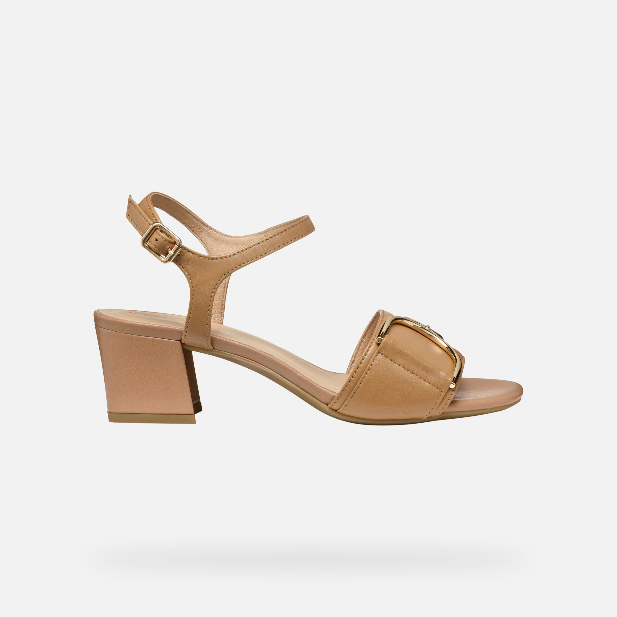 Beige women&#039;s sandals Geox Neeraklia 50 - Women&#039;s