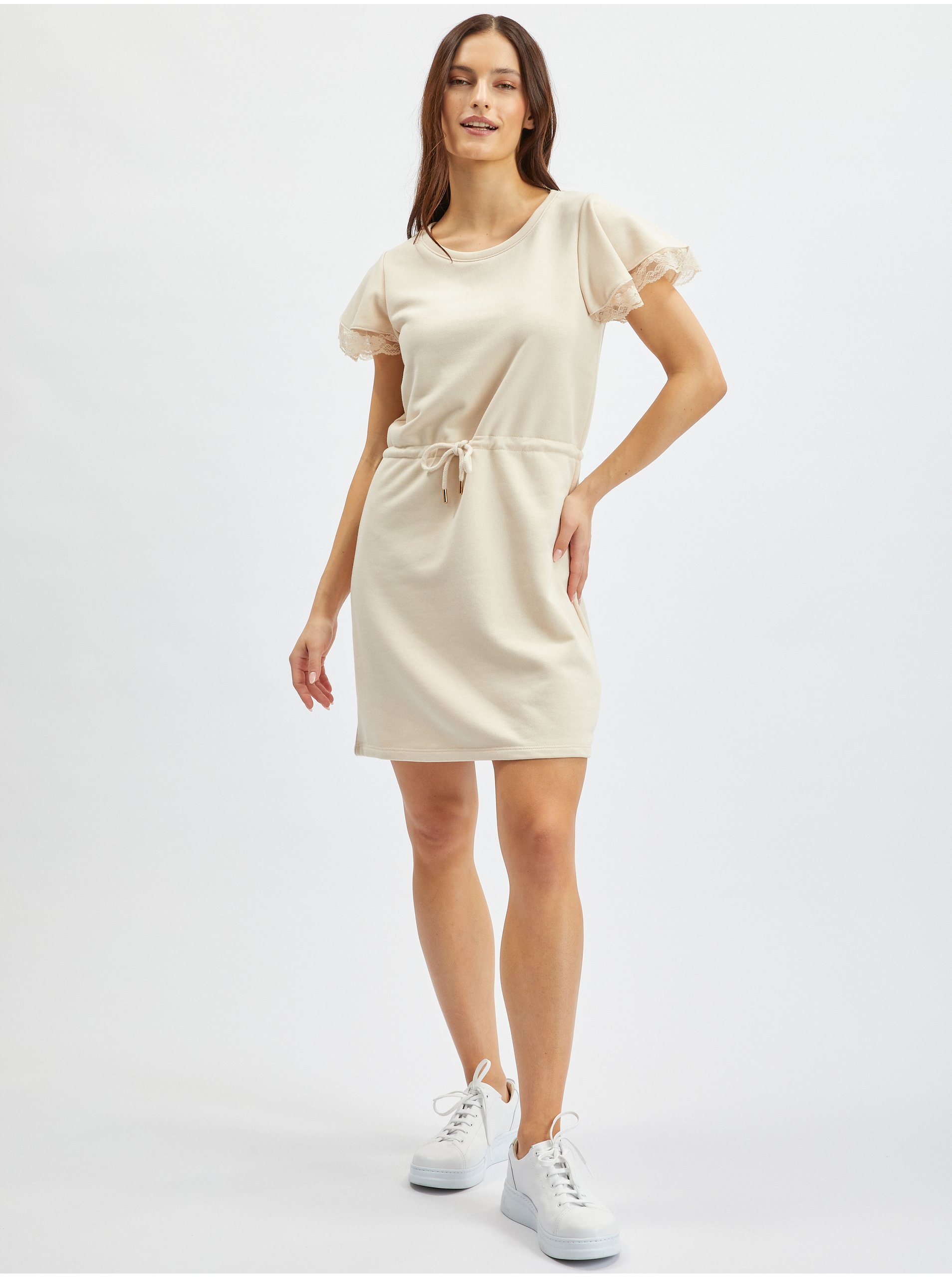 Rochii tip hanorac sau pulover pentru femei ORSAY - bej