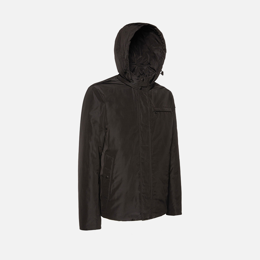 Black men&#039;s jacket Geox Kennet - Men&#039;s