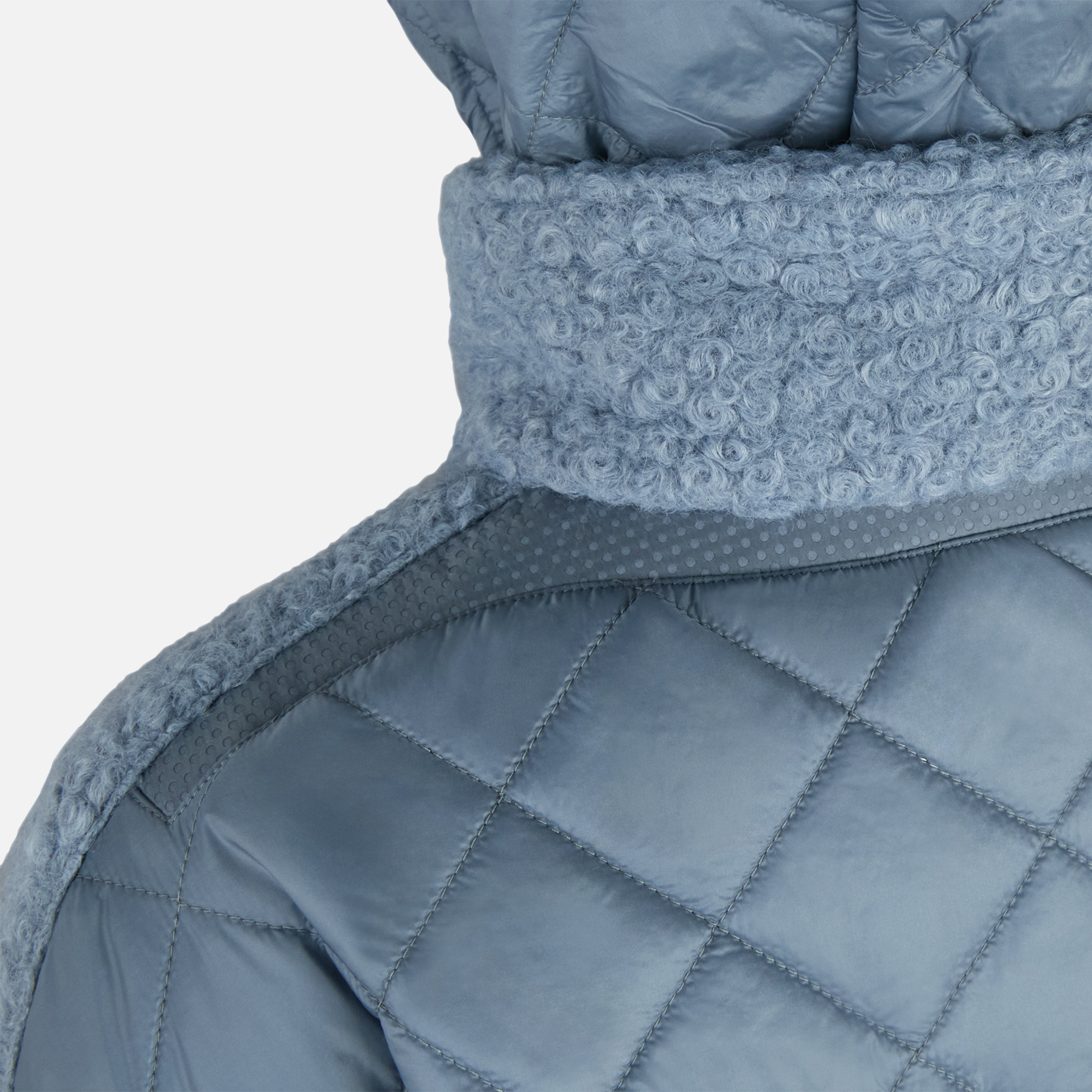 Palton albastru deschis pentru femei Geox Calithe