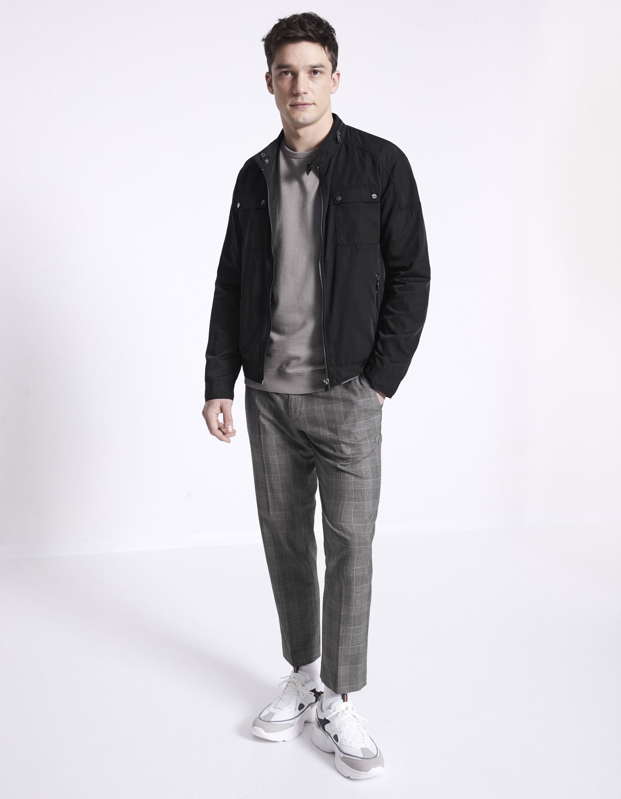 Jachete subtire pentru barbati Celio - negru