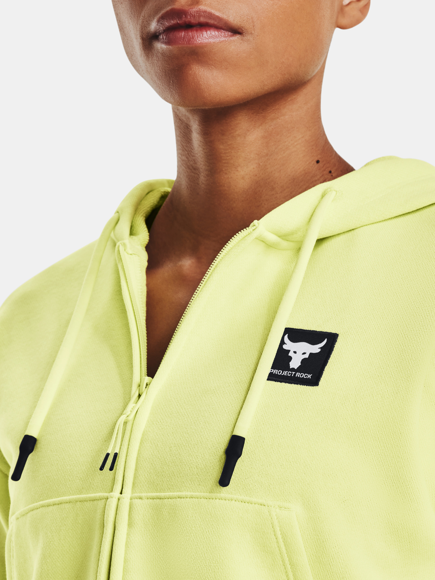 Under Armour Sweatshirt Pjt Rck HW Terry FZ-GRN - Women's