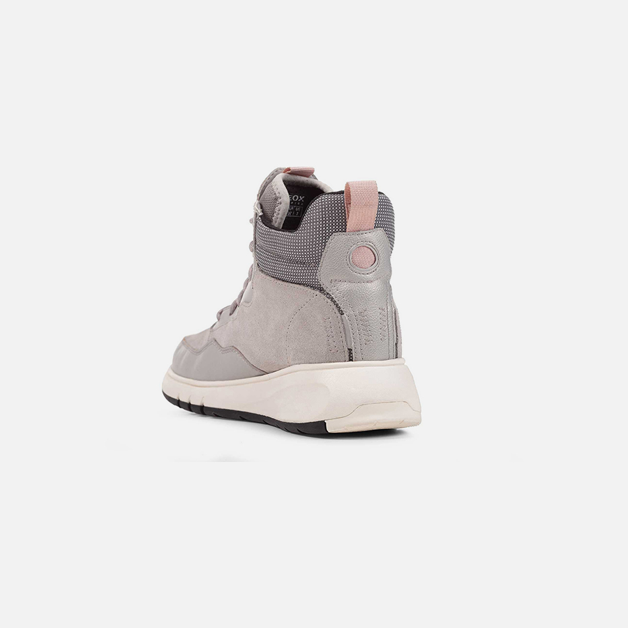 Grey women's ankle boots Geox Aerantis - Women's