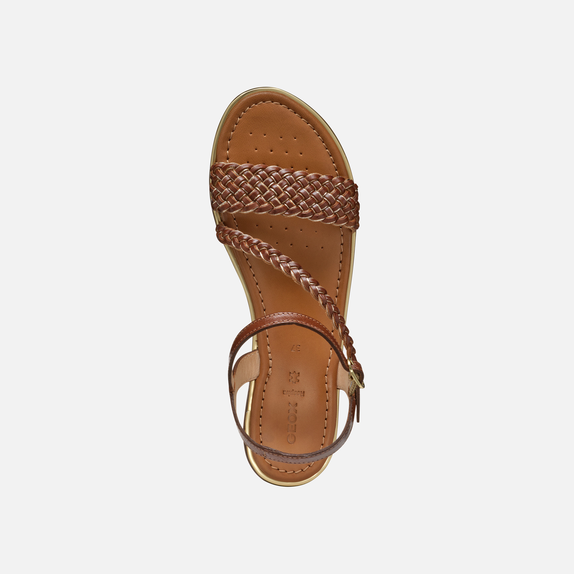 Light brown women&#039;s sandals Geox Sozy Plus - Women&#039;s
